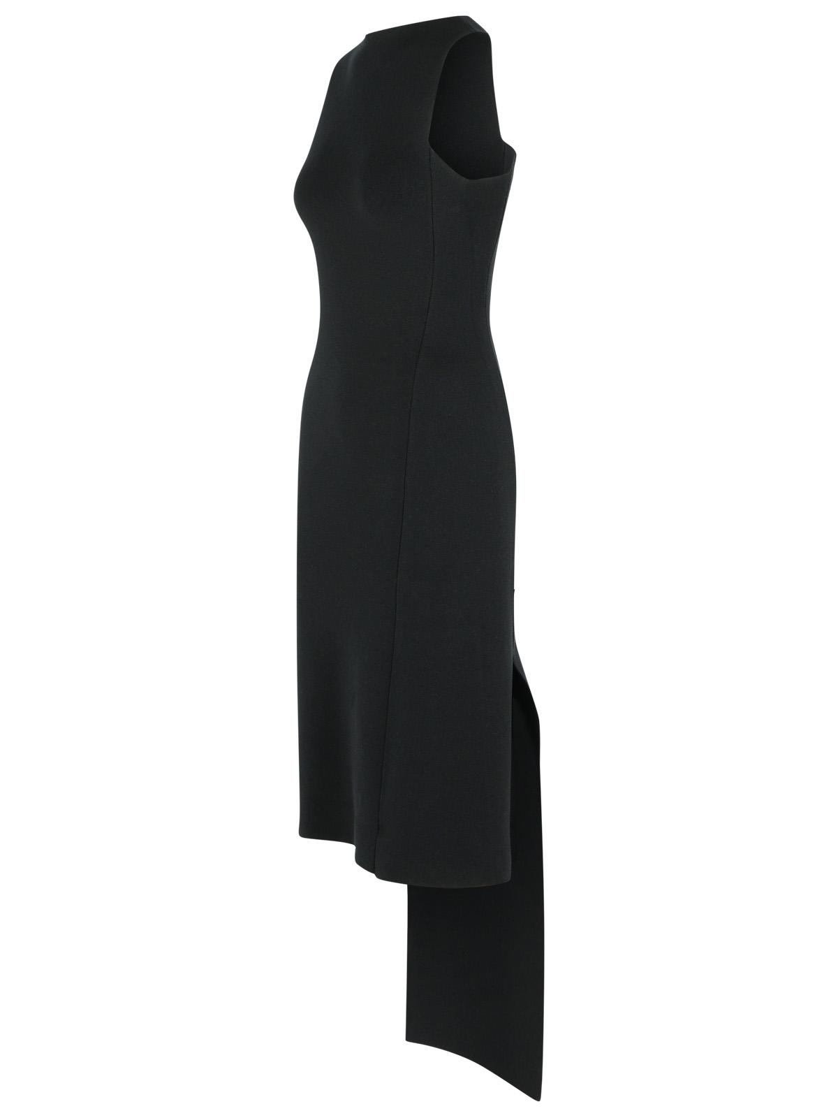 Courreges 'Oblique' Dress In Black Viscose Blend Women COURREGES