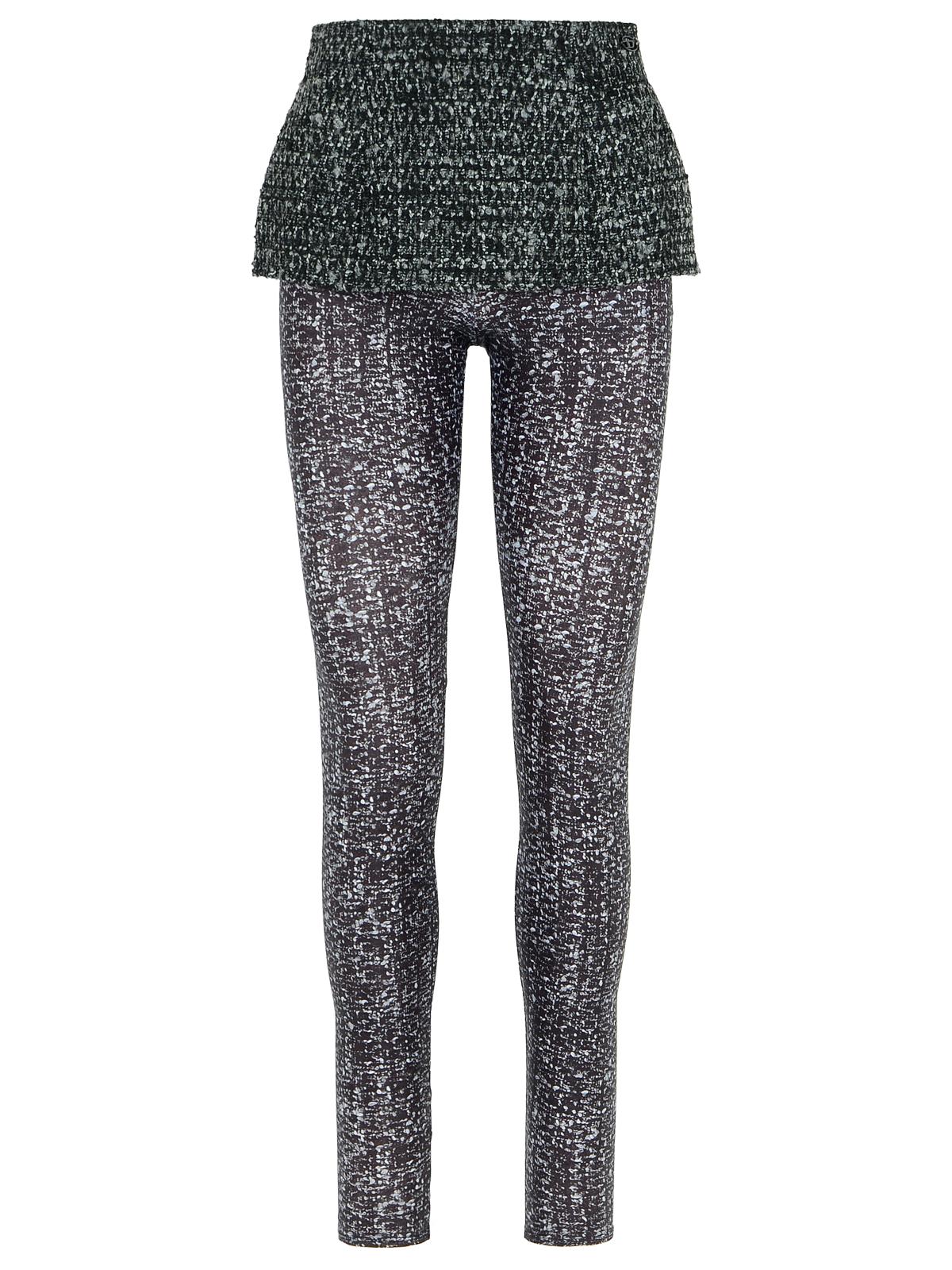 Diesel Two-Tone Polyester Blend Leggings Women DIESEL