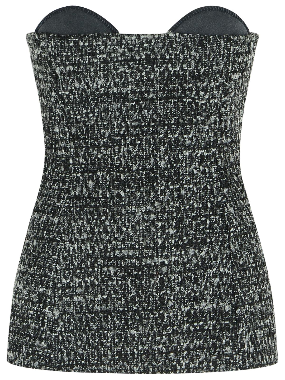 Diesel Two-Tone Wool Blend Top Women DIESEL