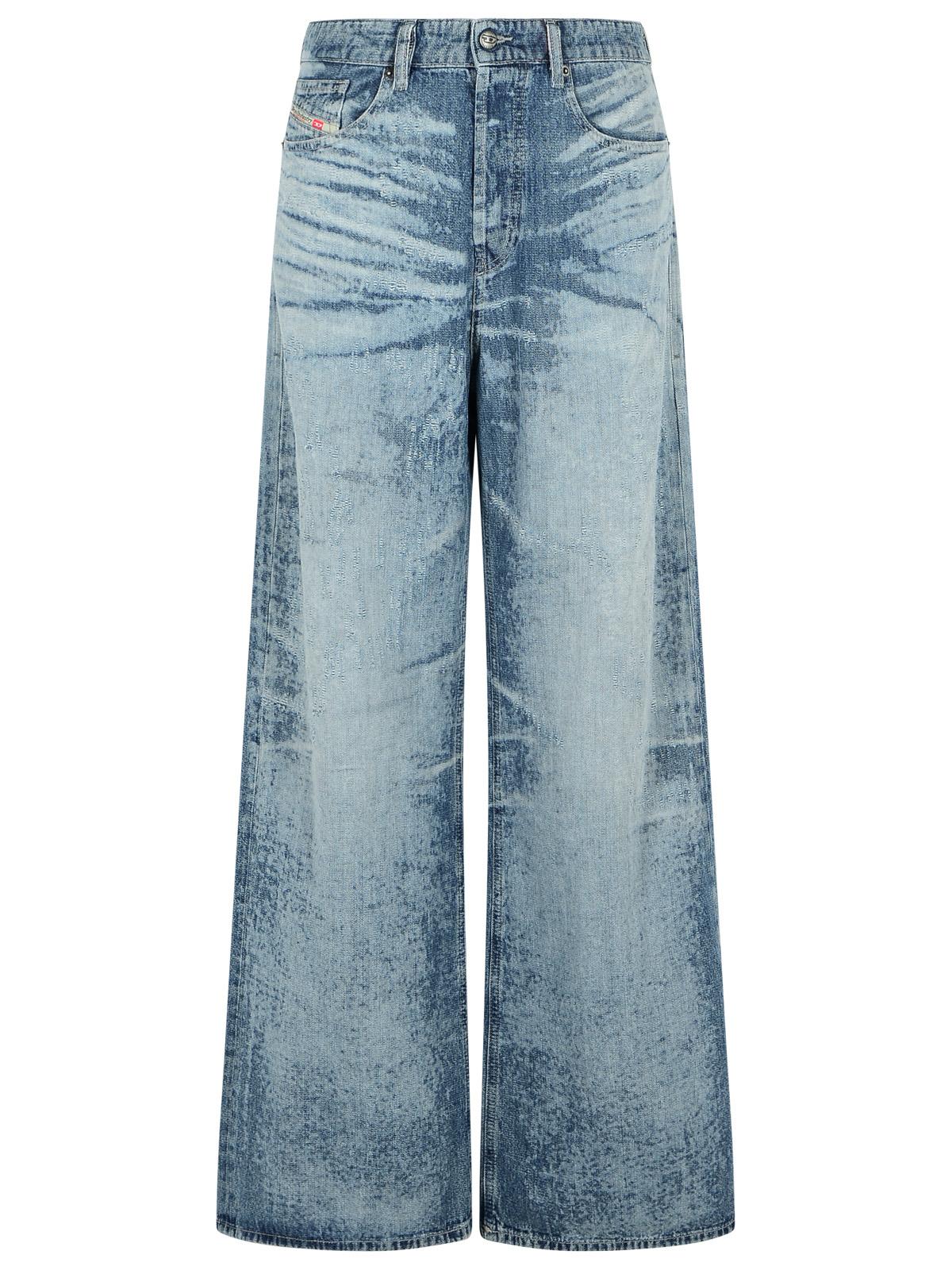 Diesel 'Sire 1996' Light Blue Cotton Jeans Women DIESEL