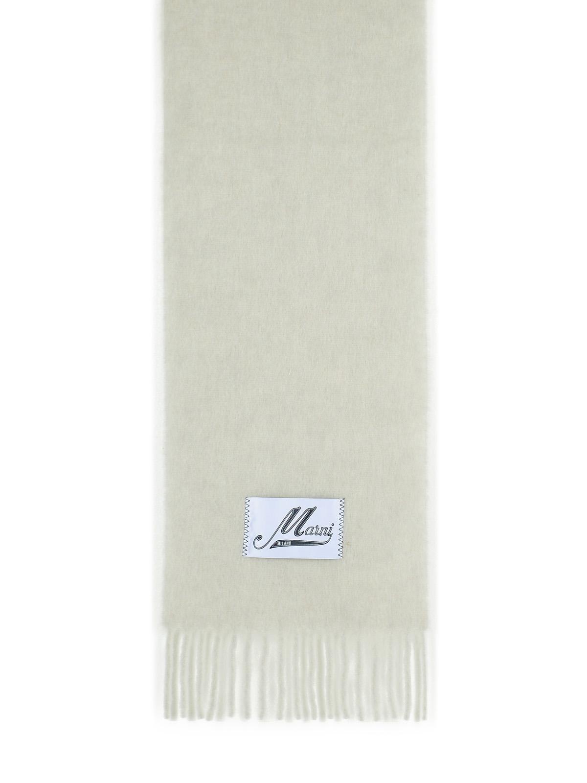 Marni Light Grey Alpaca Blend Scarf Women MARNI