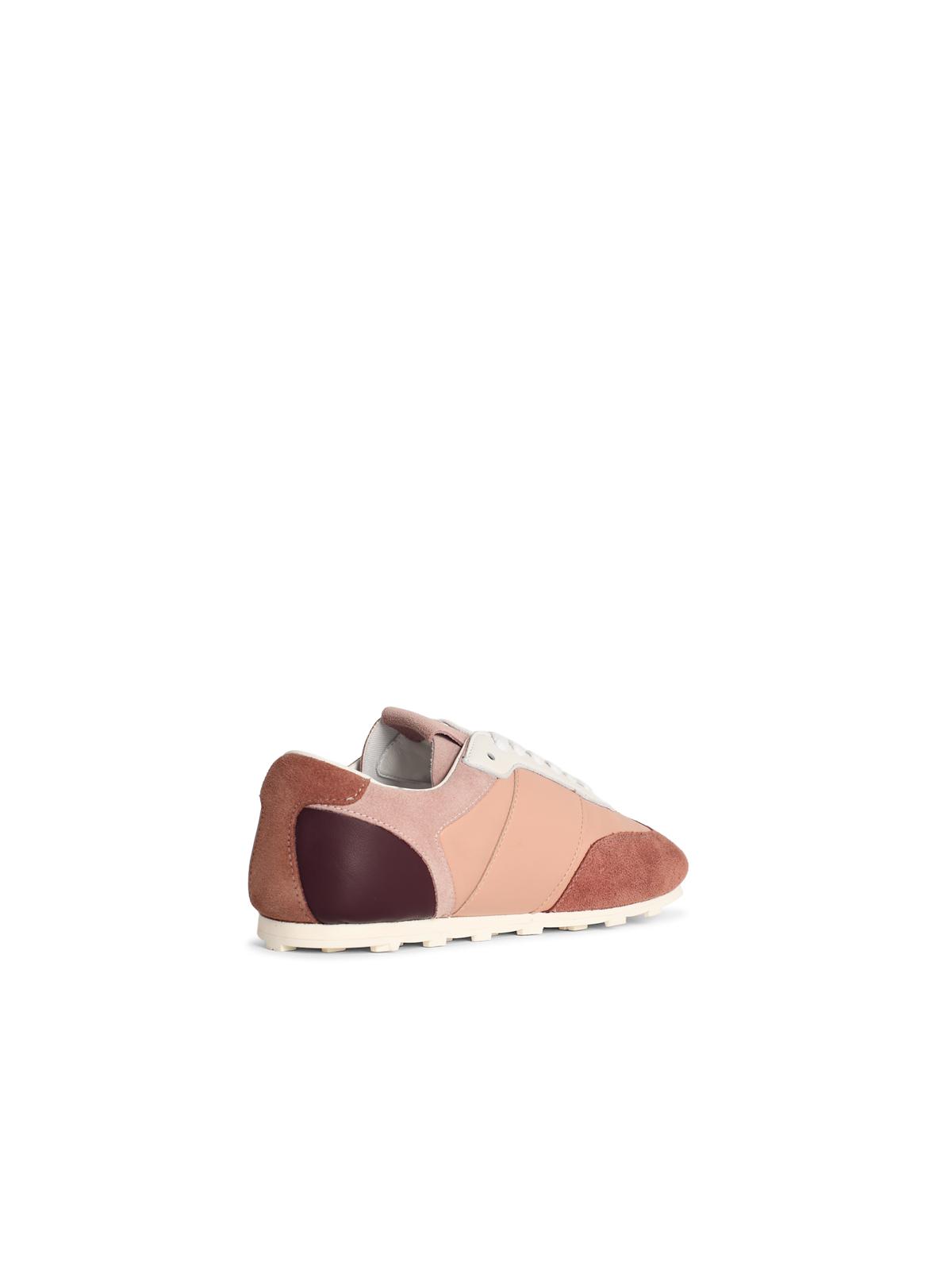 Marni 'Softy Soccer' Pink Leather Sneakers Women MARNI