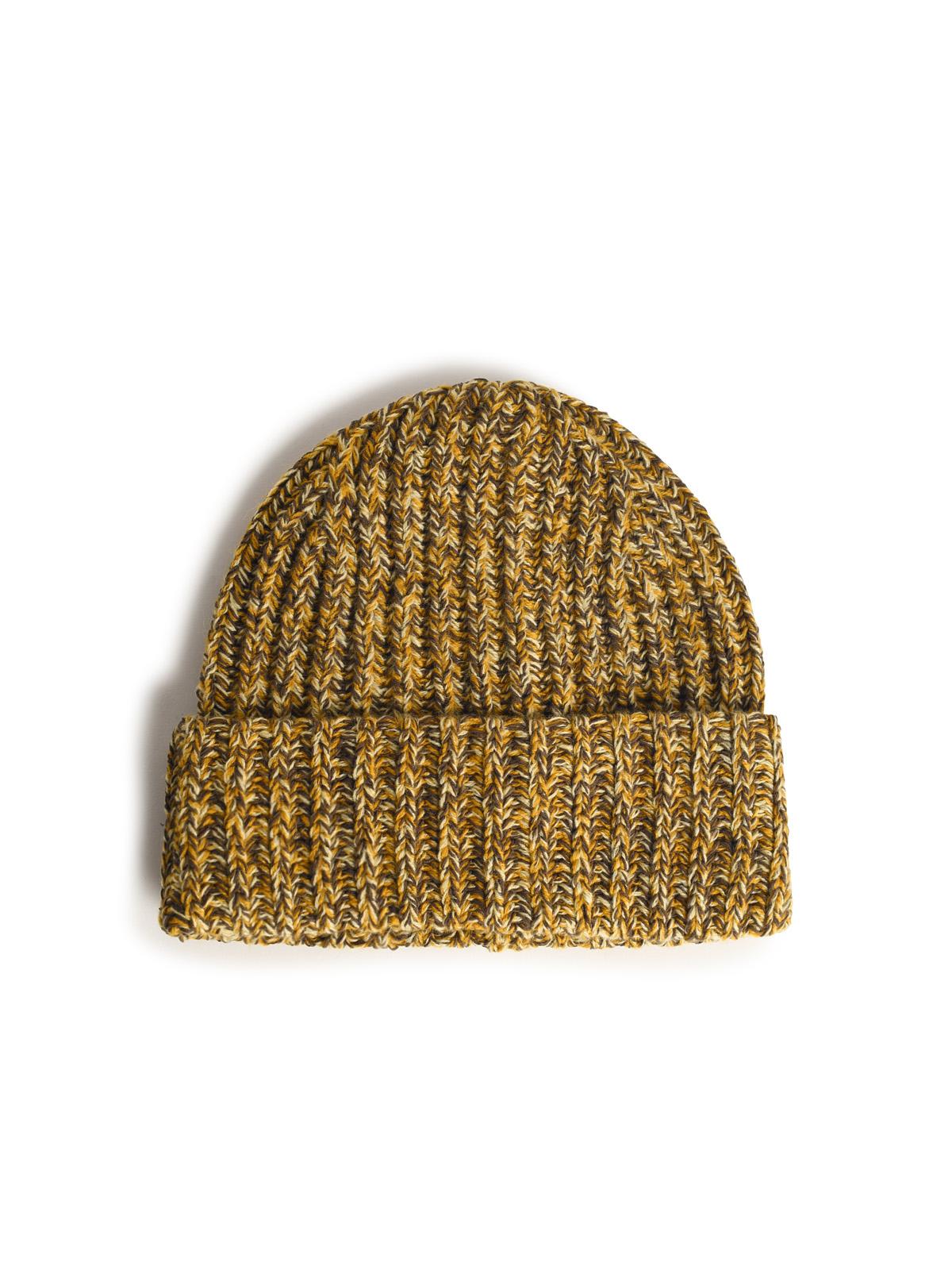 Sefr 'Chunky' Beanie In Yellow Beige Wool Blend Men SEFR