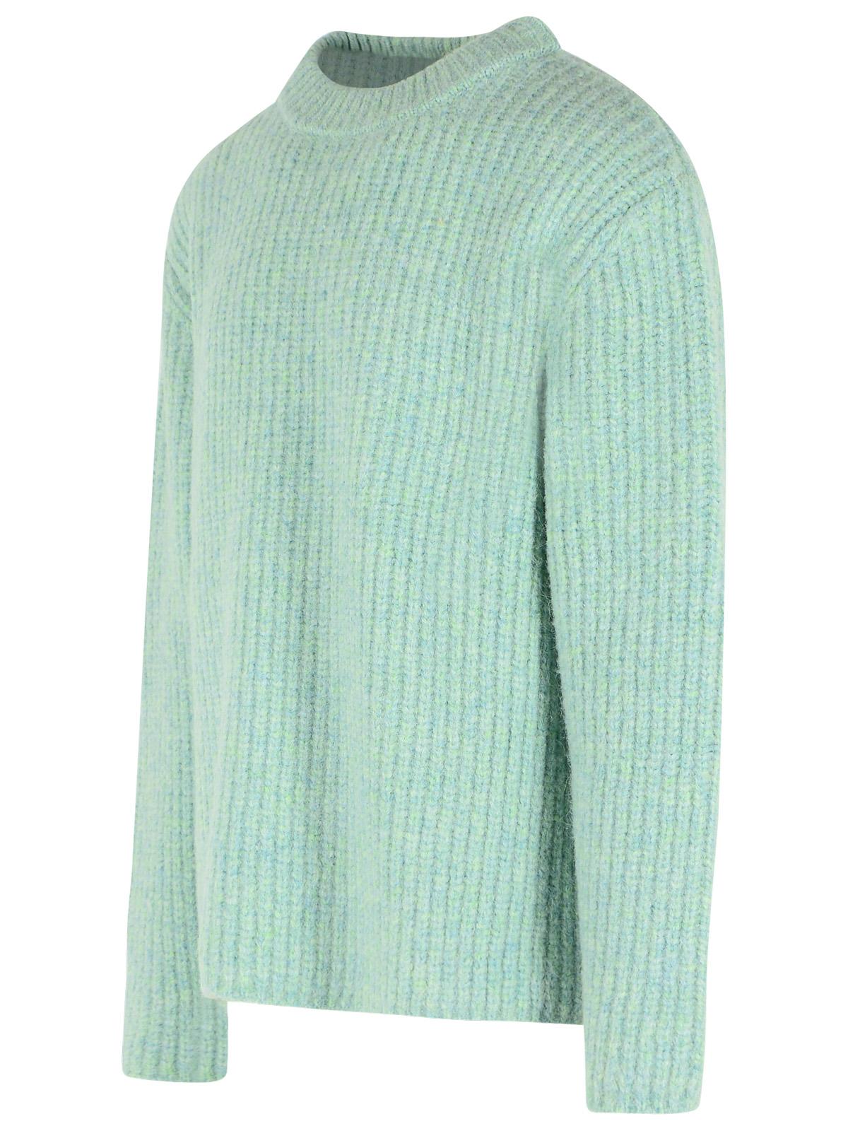 Sefr Darko' Sweater In Green Wool And Alpaca Blend Men SEFR