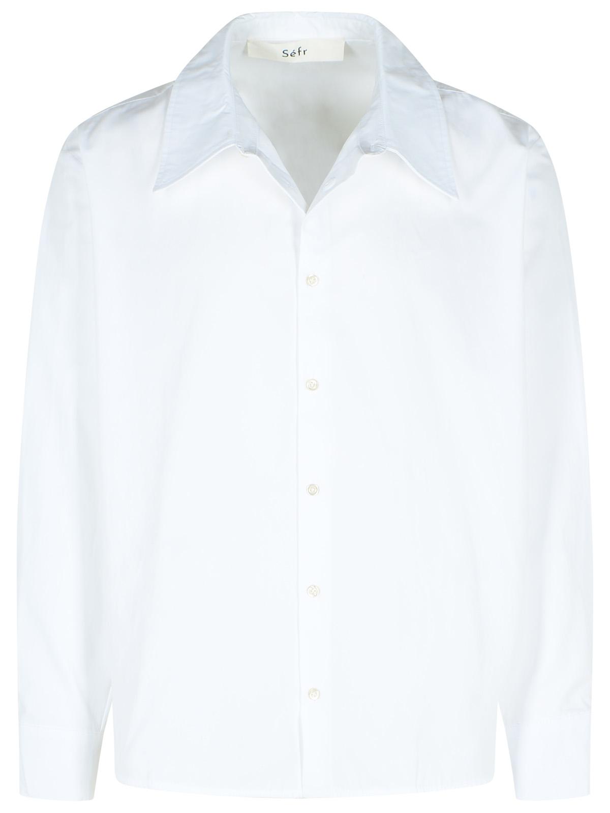 Sefr 'Trino' White Cotton Shirt Men SEFR