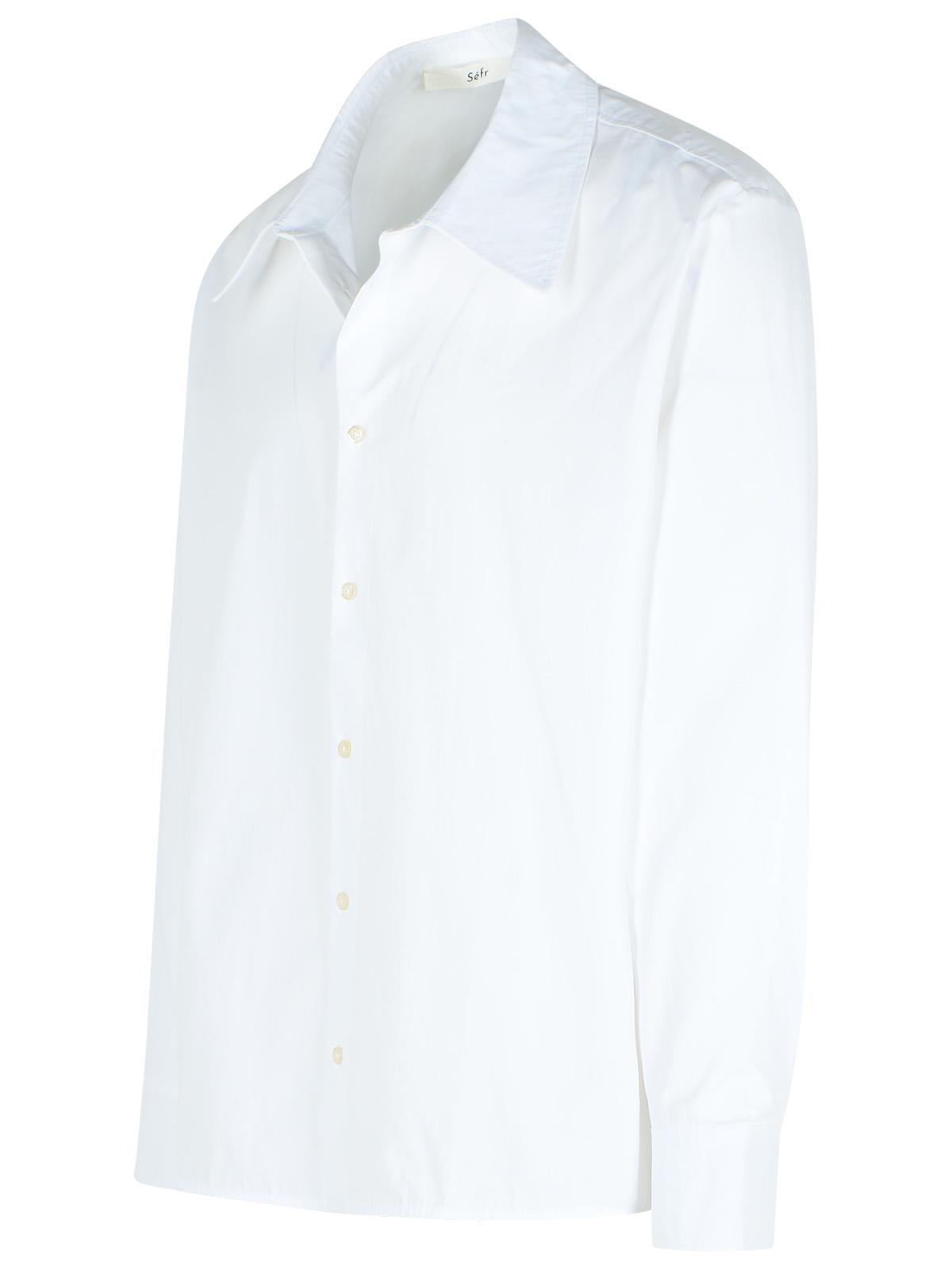 Sefr 'Trino' White Cotton Shirt Men SEFR