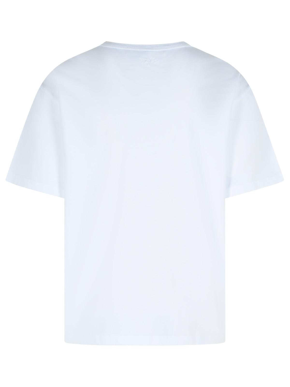 Sefr 'Mauro' White Cotton T-Shirt Men SEFR