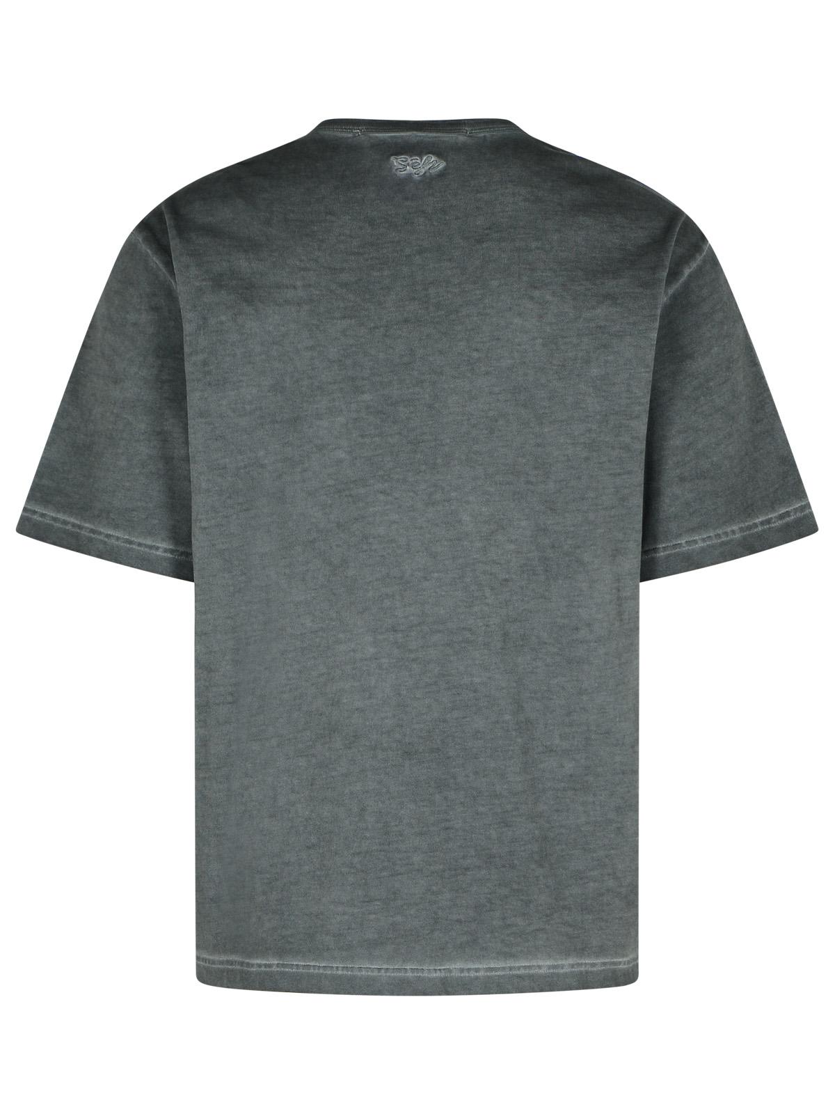 Sefr 'Mauro' Grey Cotton T-Shirt Men SEFR