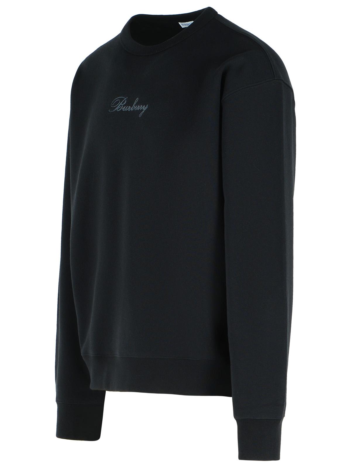 Burberry 'Rowan' Black Cotton Sweatshirt Men BURBERRY