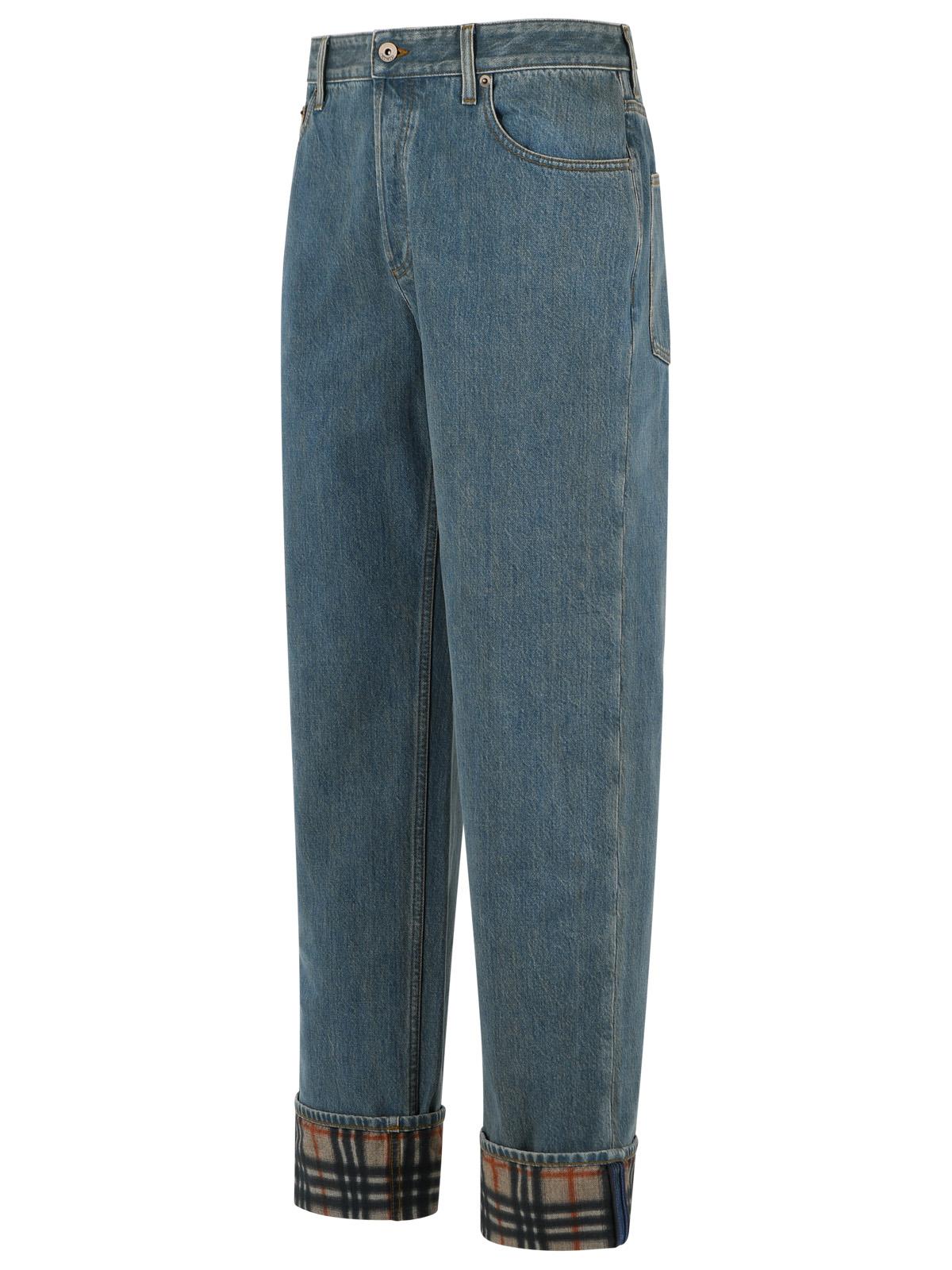 Burberry 'Dexter' Light Blue Cotton Jeans Men BURBERRY