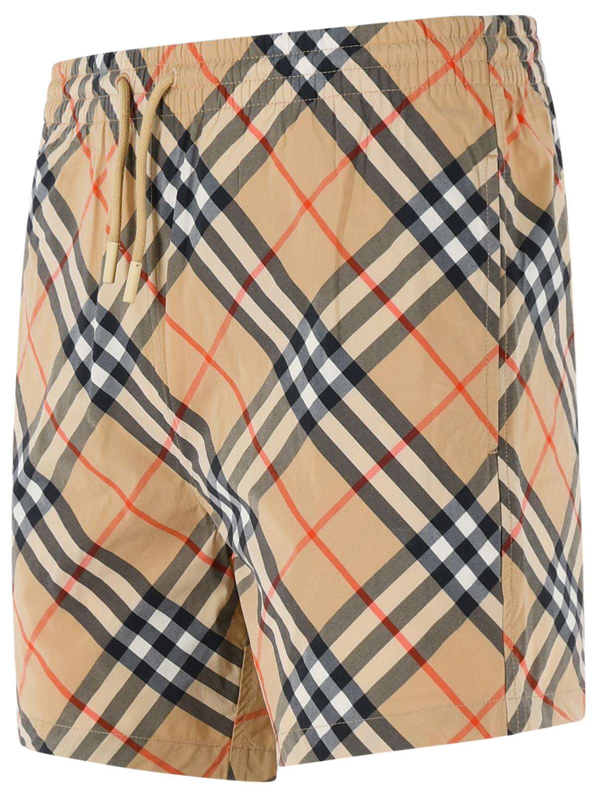 Burberry Sand Beige Polyamide Swimsuit Men BURBERRY