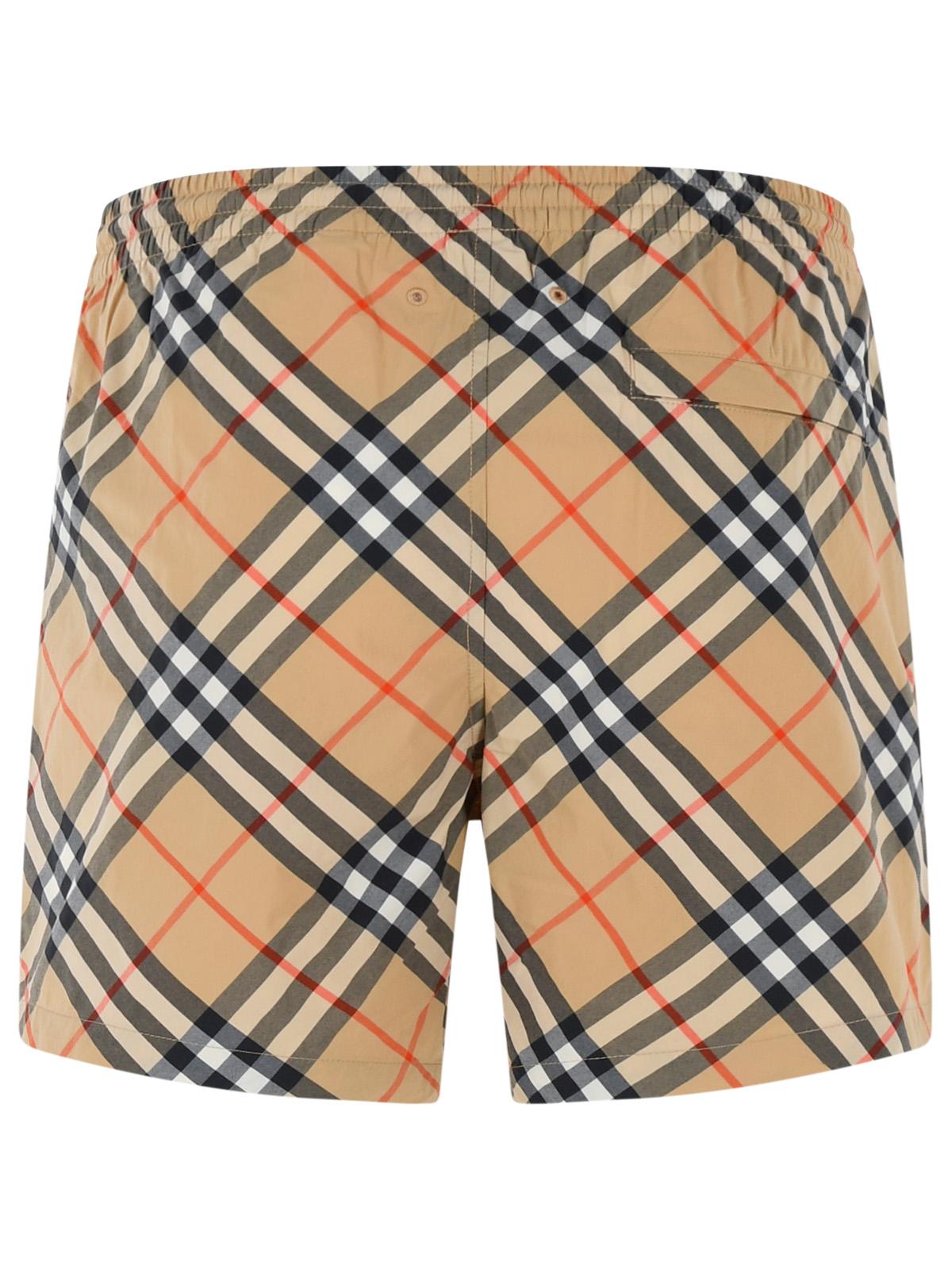 Burberry Sand Beige Polyamide Swimsuit Men BURBERRY