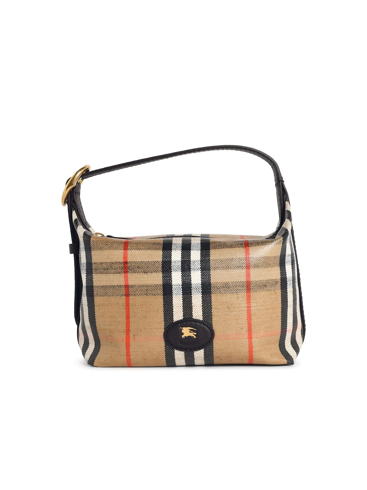 Burberry 'Highlands' Mini Boreson In Beige Sand Cotton Blend Women
