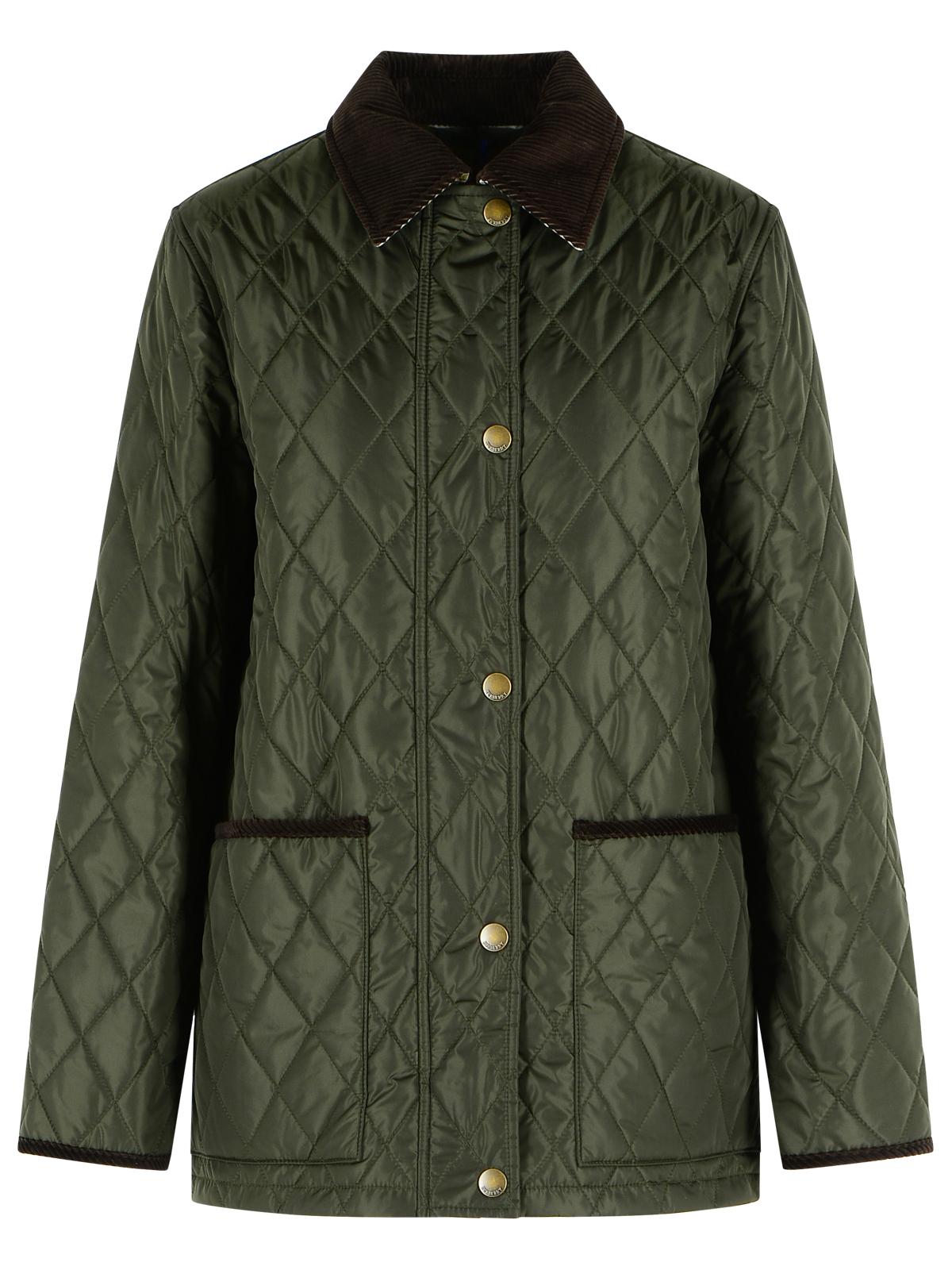 Burberry Green Polyamide Jacket Women BURBERRY