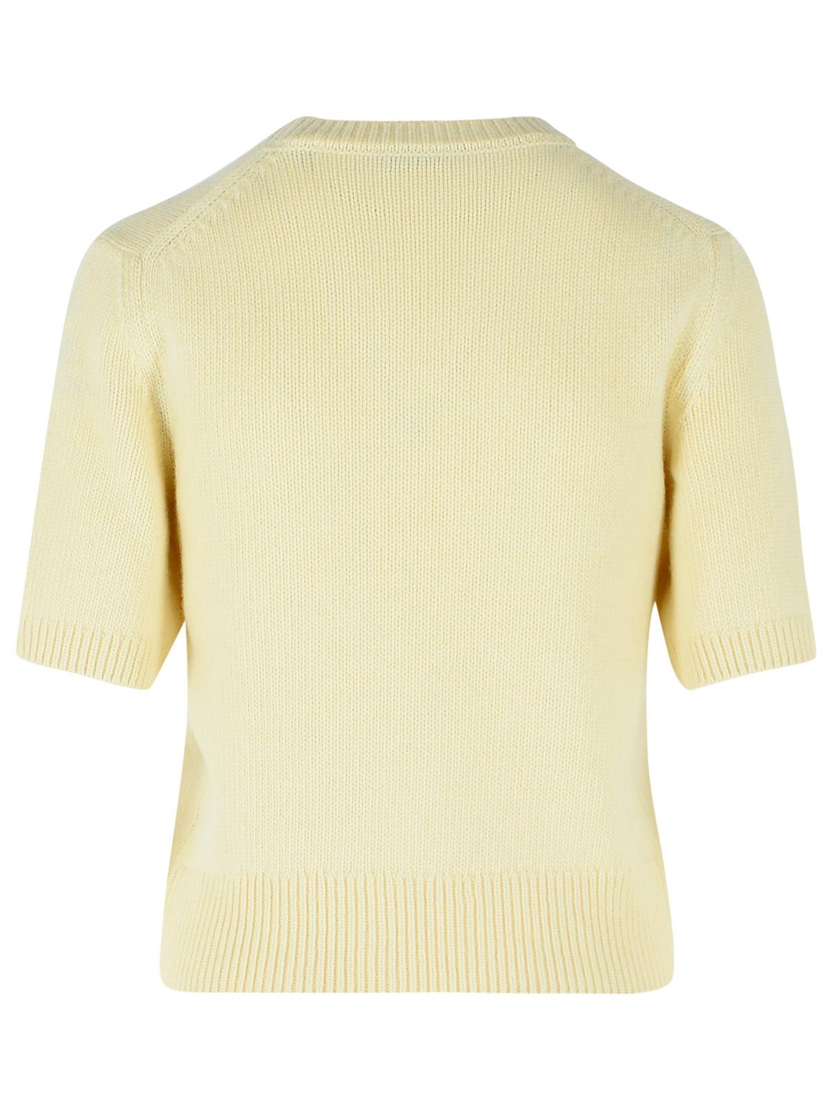 Burberry 'Skylar Ekd' 'Ceramic White' Wool And Cashmere Sweater Women BURBERRY