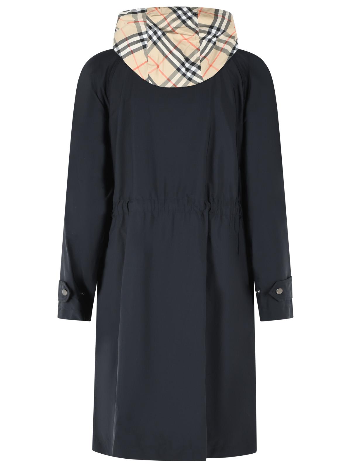 Burberry 'Newbury' Black Polyamide Blend Parka Women BURBERRY