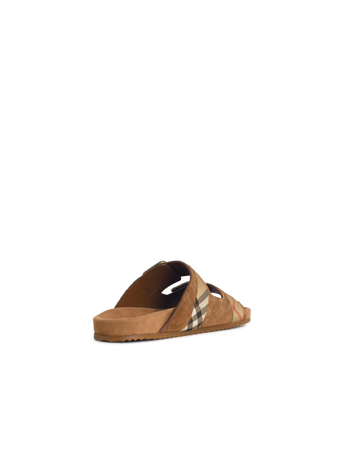 Burberry Brown Suede Slipper Women BURBERRY