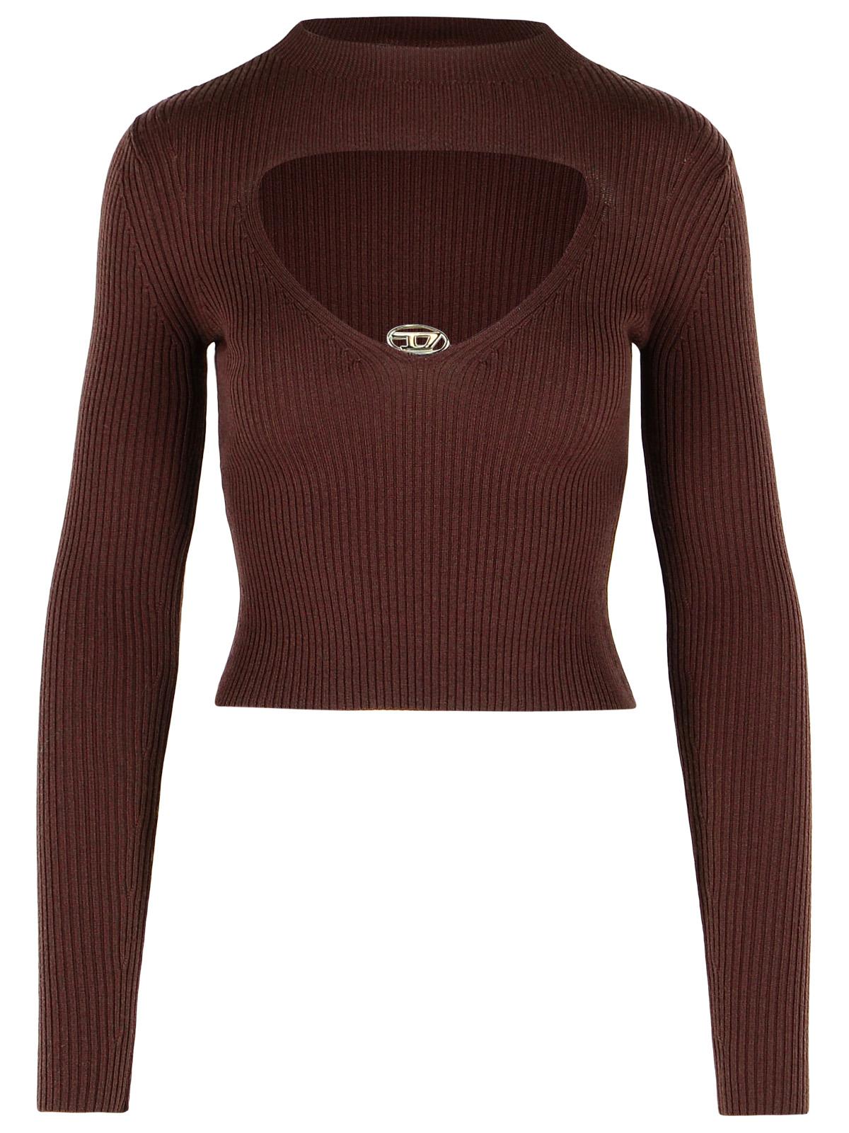 Diesel 'M-Olina' Redwood Wool Sweater Women