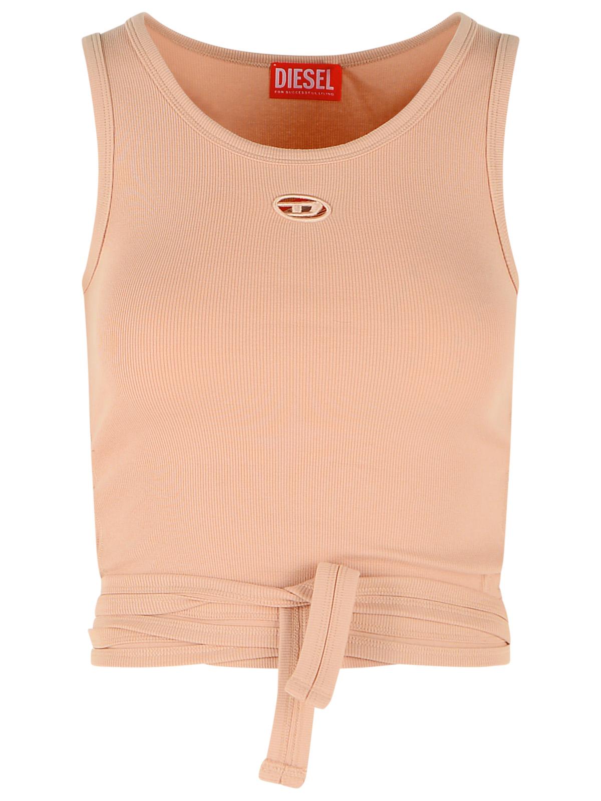 Diesel 'Anky' Pink Cotton Tank Top Women