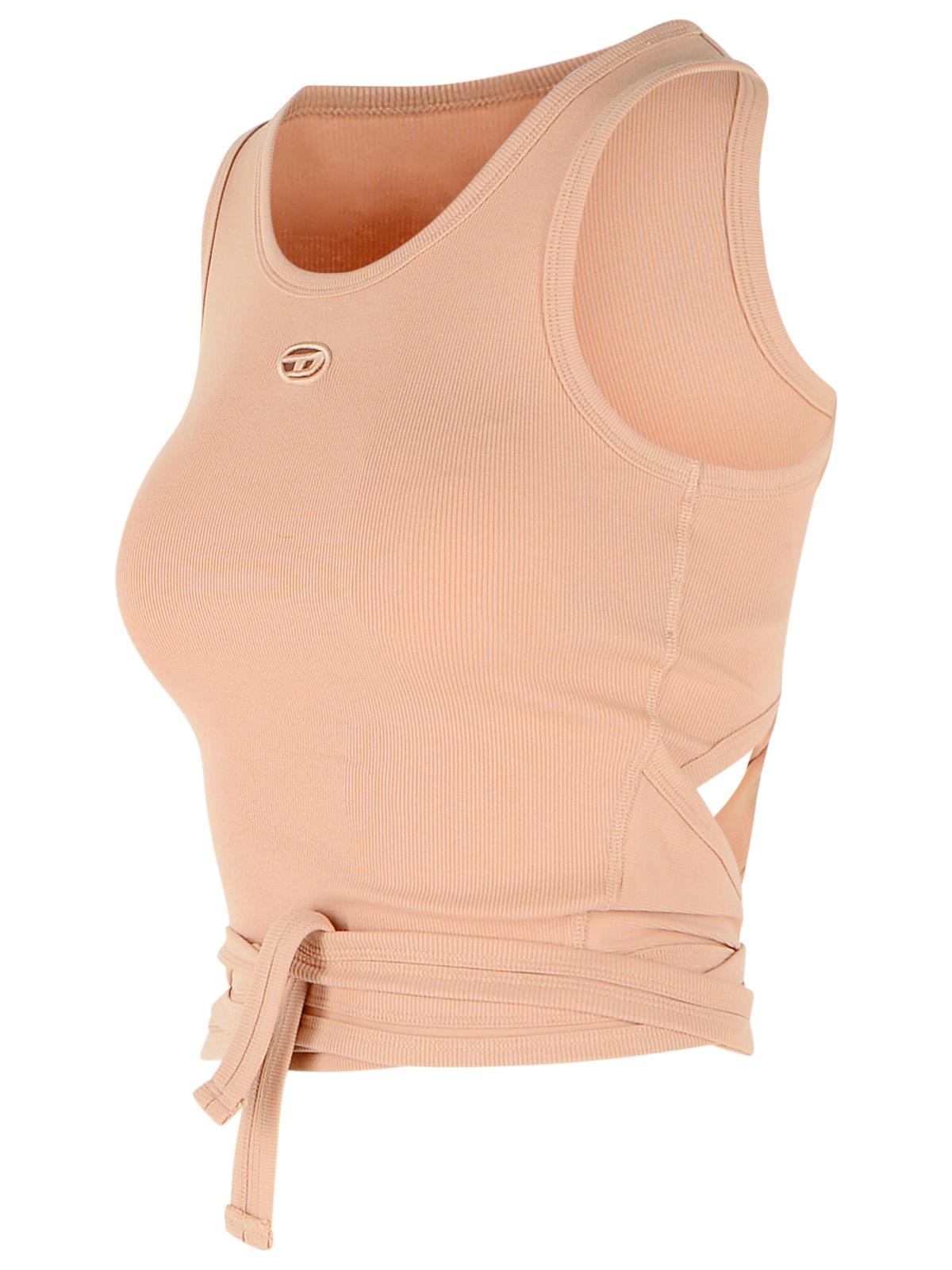 Diesel 'Anky' Pink Cotton Tank Top Women