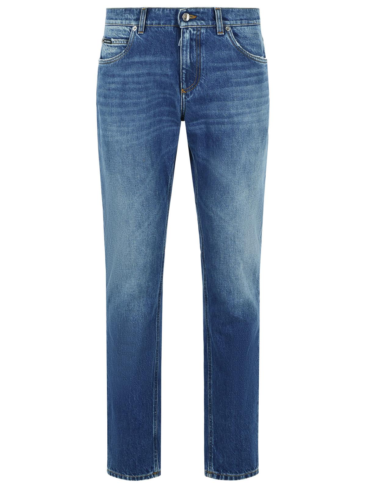 Dolce & Gabbana Blue Cotton Jeans Men DOLCE & GABBANA