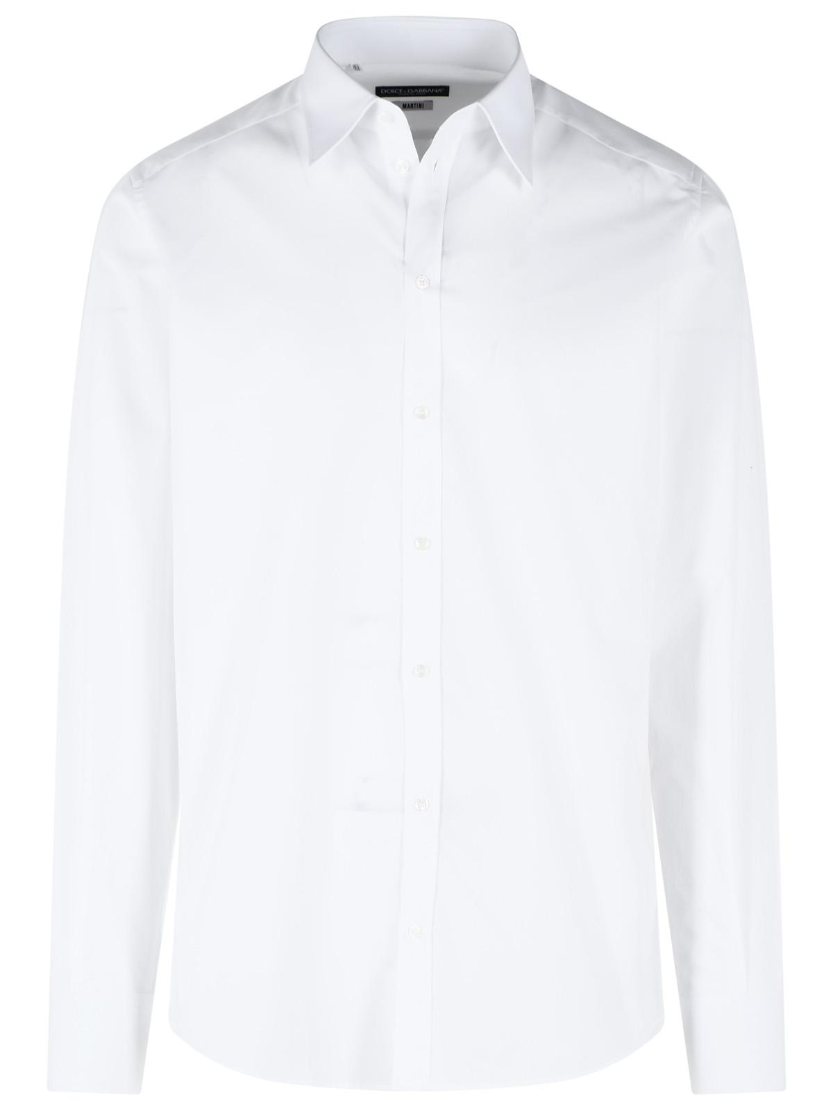 Dolce & Gabbana White Cotton Shirt Men DOLCE & GABBANA