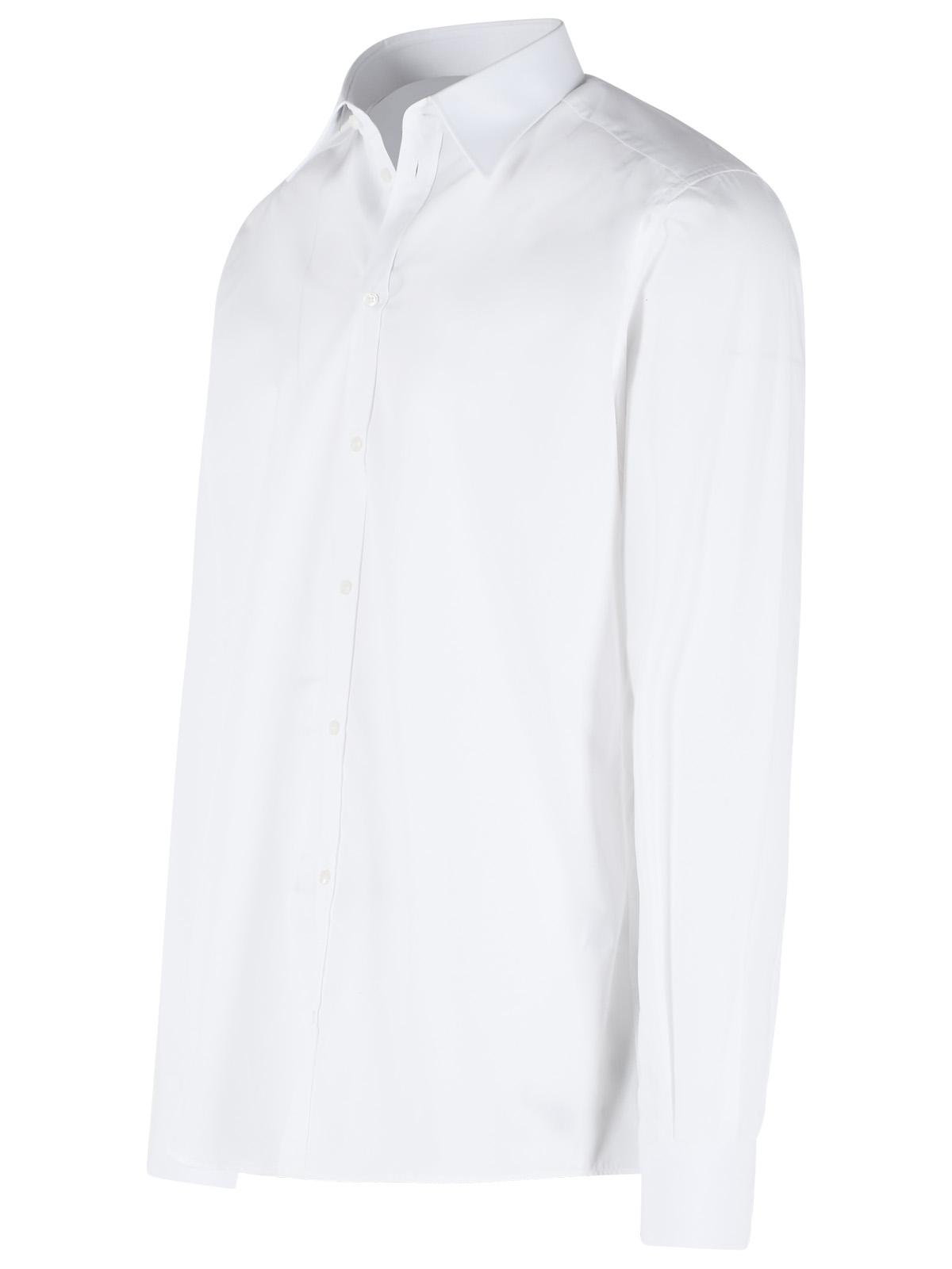 Dolce & Gabbana White Cotton Shirt Men DOLCE & GABBANA