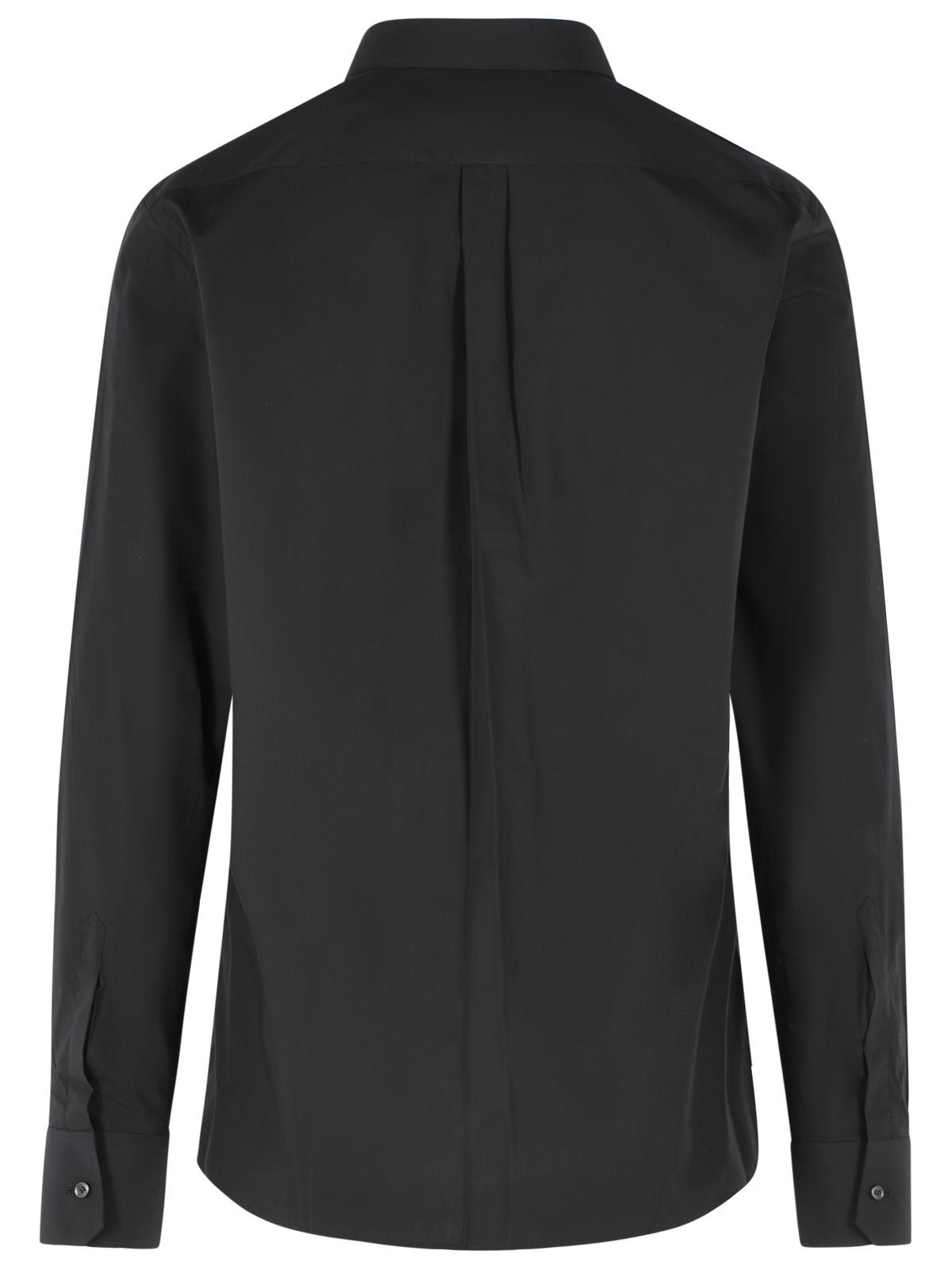 Dolce & Gabbana Black Cotton Shirt Men DOLCE & GABBANA