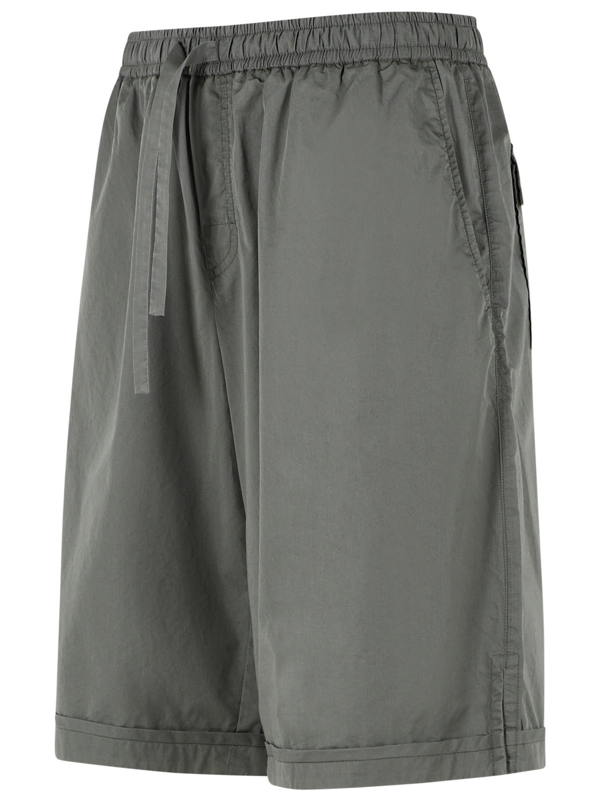 Dolce & Gabbana Grey Green Cotton Shorts Men DOLCE & GABBANA