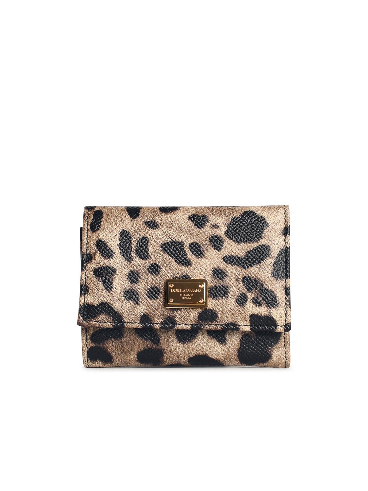 Dolce & Gabbana 'Dauphine' Leopard Leather Portafolgio Women DOLCE & GABBANA