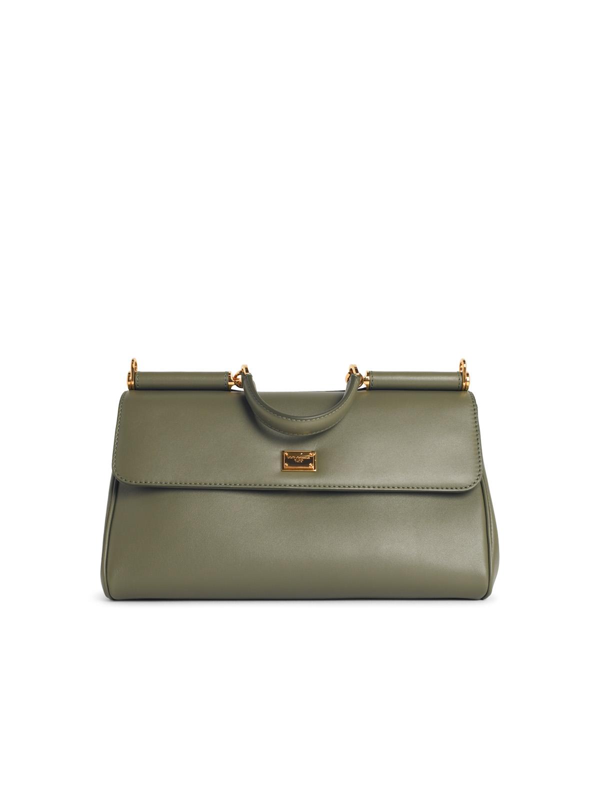 Dolce & Gabbana Ìmy Sicilyì Medium Handbag In Green Leather Women DOLCE & GABBANA