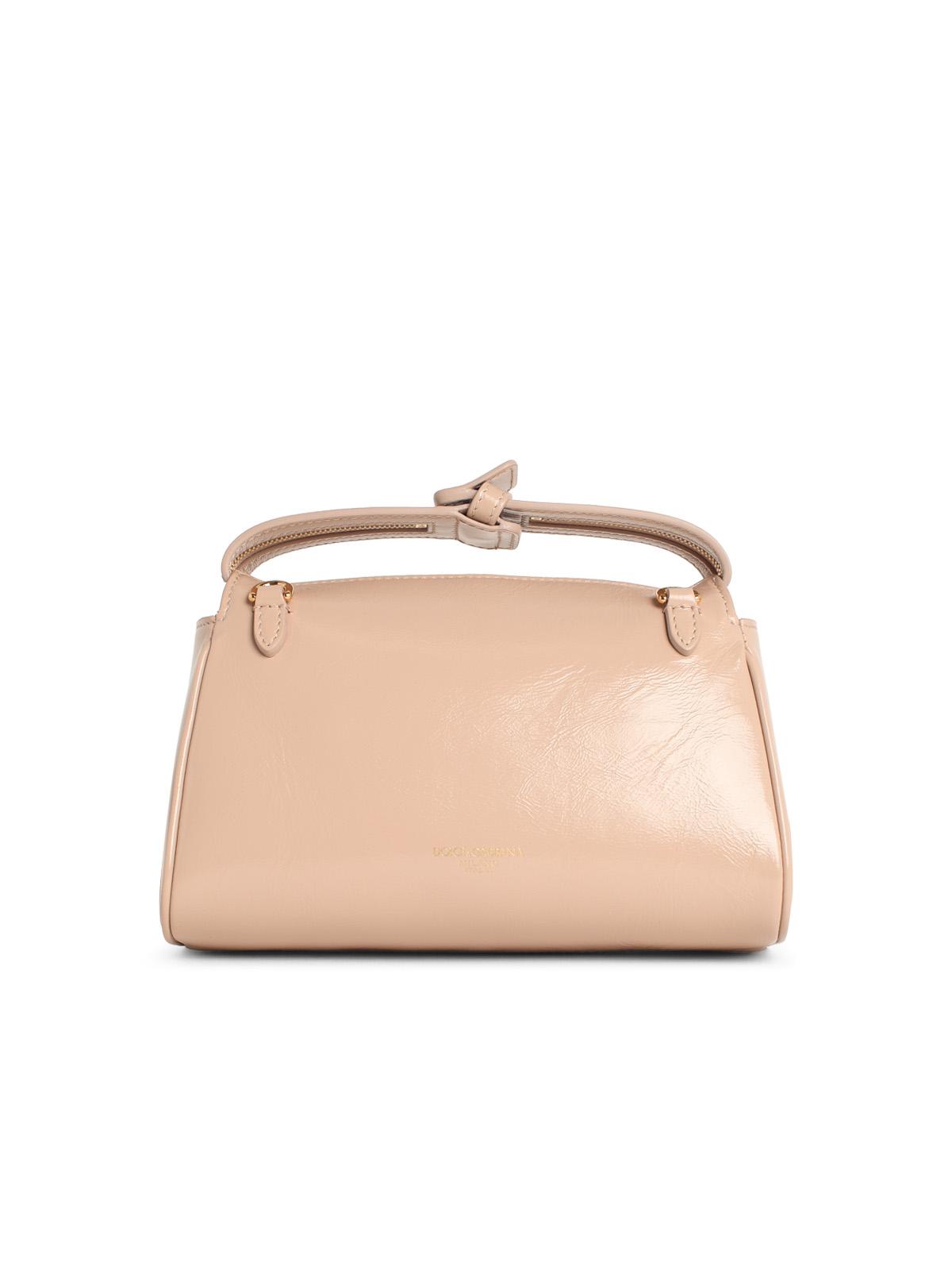 Dolce & Gabbana 'Vittoria' Leather Handbag Nude Women DOLCE & GABBANA
