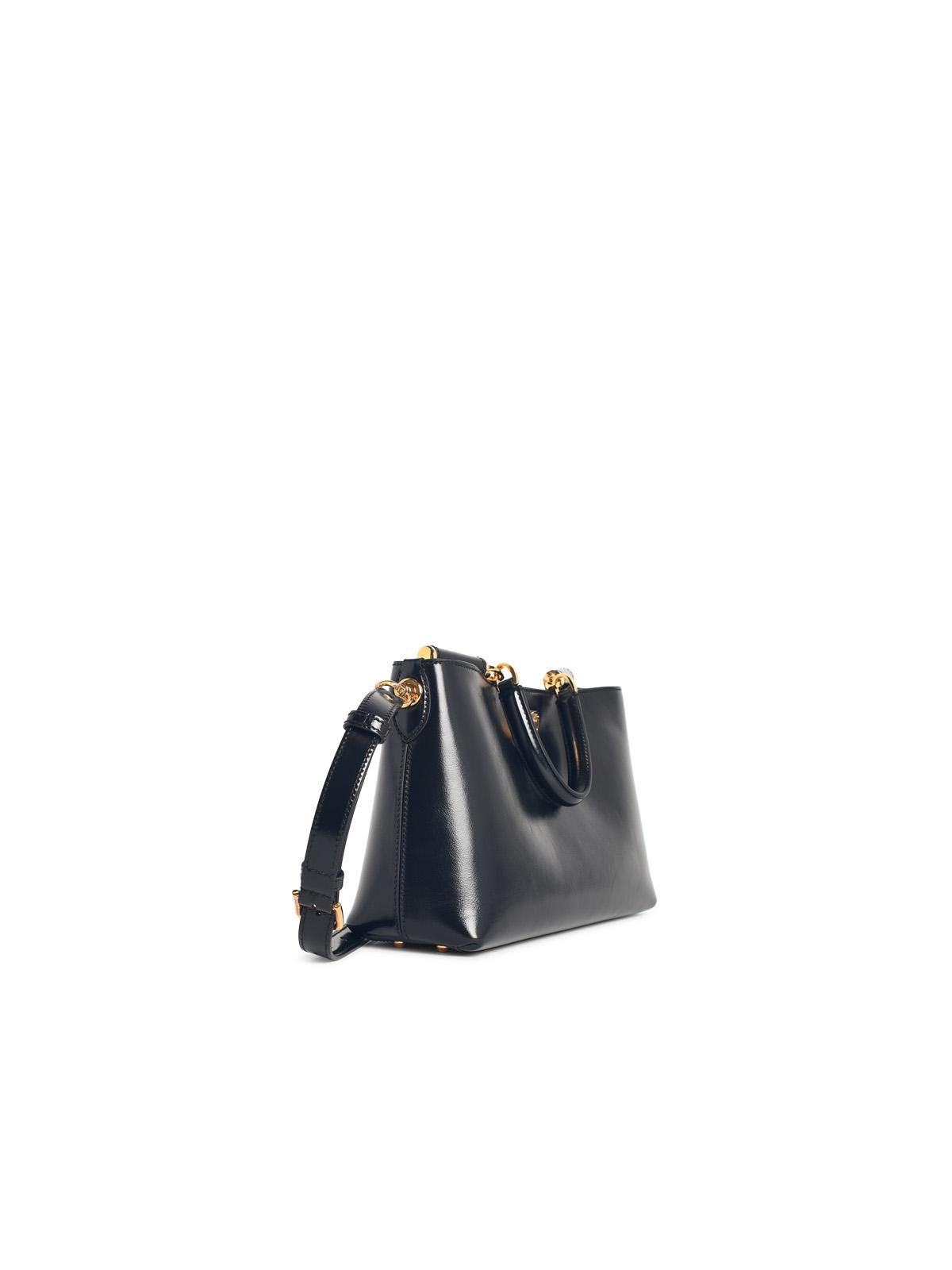 Dolce & Gabbana Large 'My Sicily' Black Leather Bag Women DOLCE & GABBANA