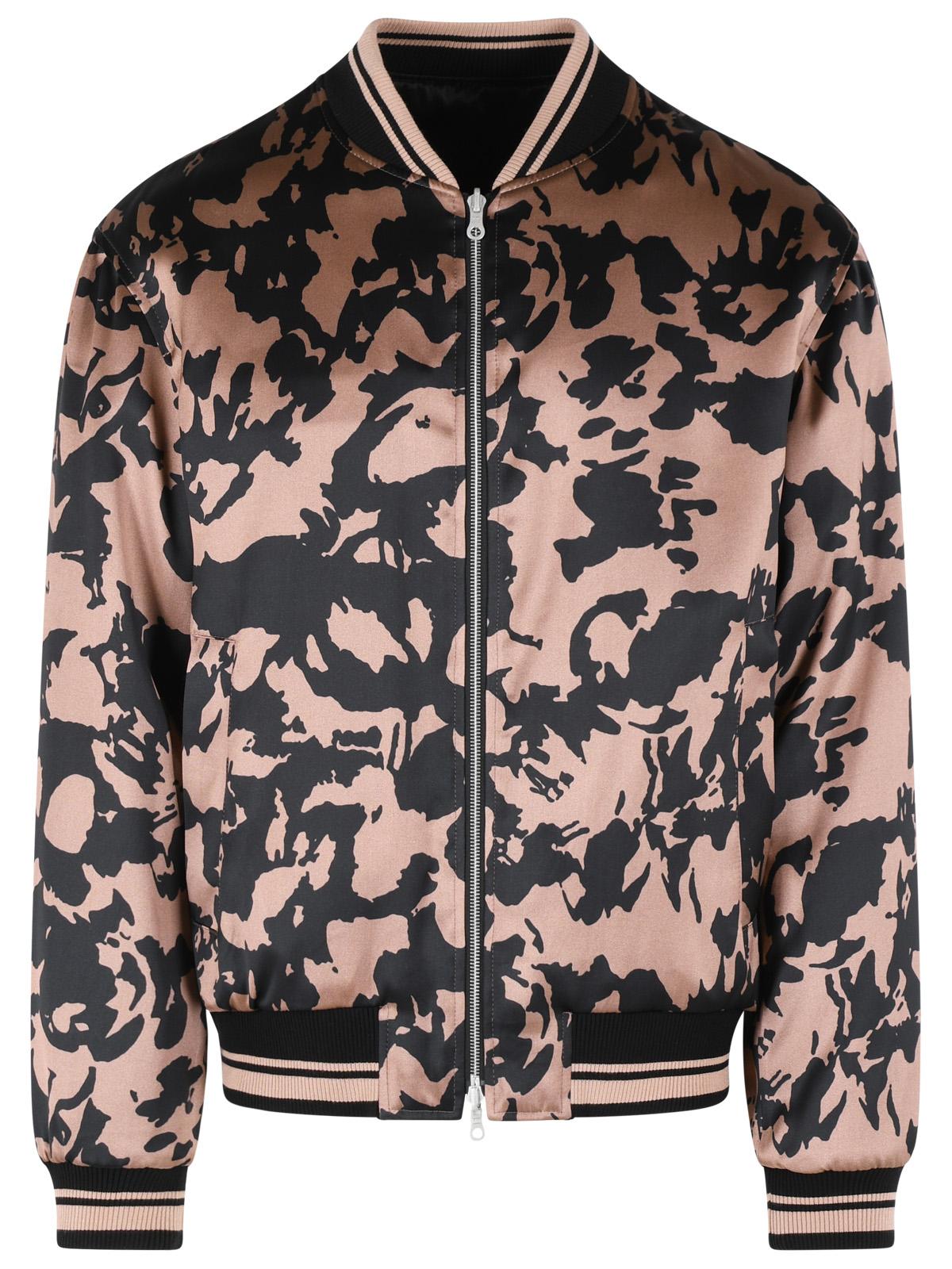 Dries Van Noten 'Volker' Reversible Bomber Jacket In Pink Viscose Blend Men DRIES VAN NOTEN