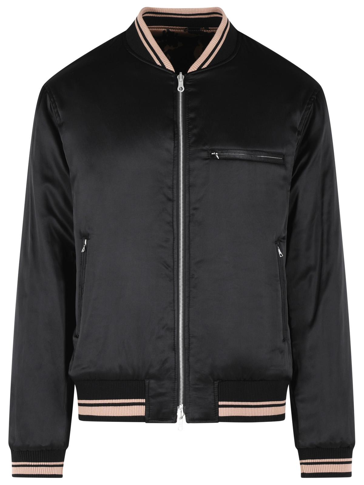 Dries Van Noten 'Volker' Reversible Bomber Jacket In Pink Viscose Blend Men DRIES VAN NOTEN