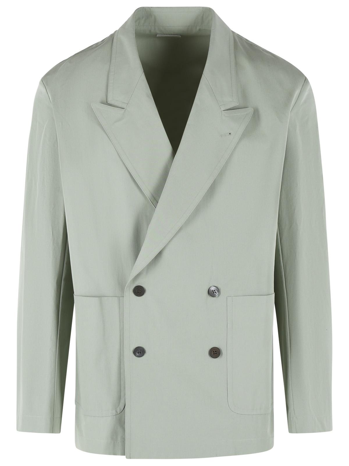 Dries Van Noten 'Caplans' Green Cotton Blazer Men DRIES VAN NOTEN