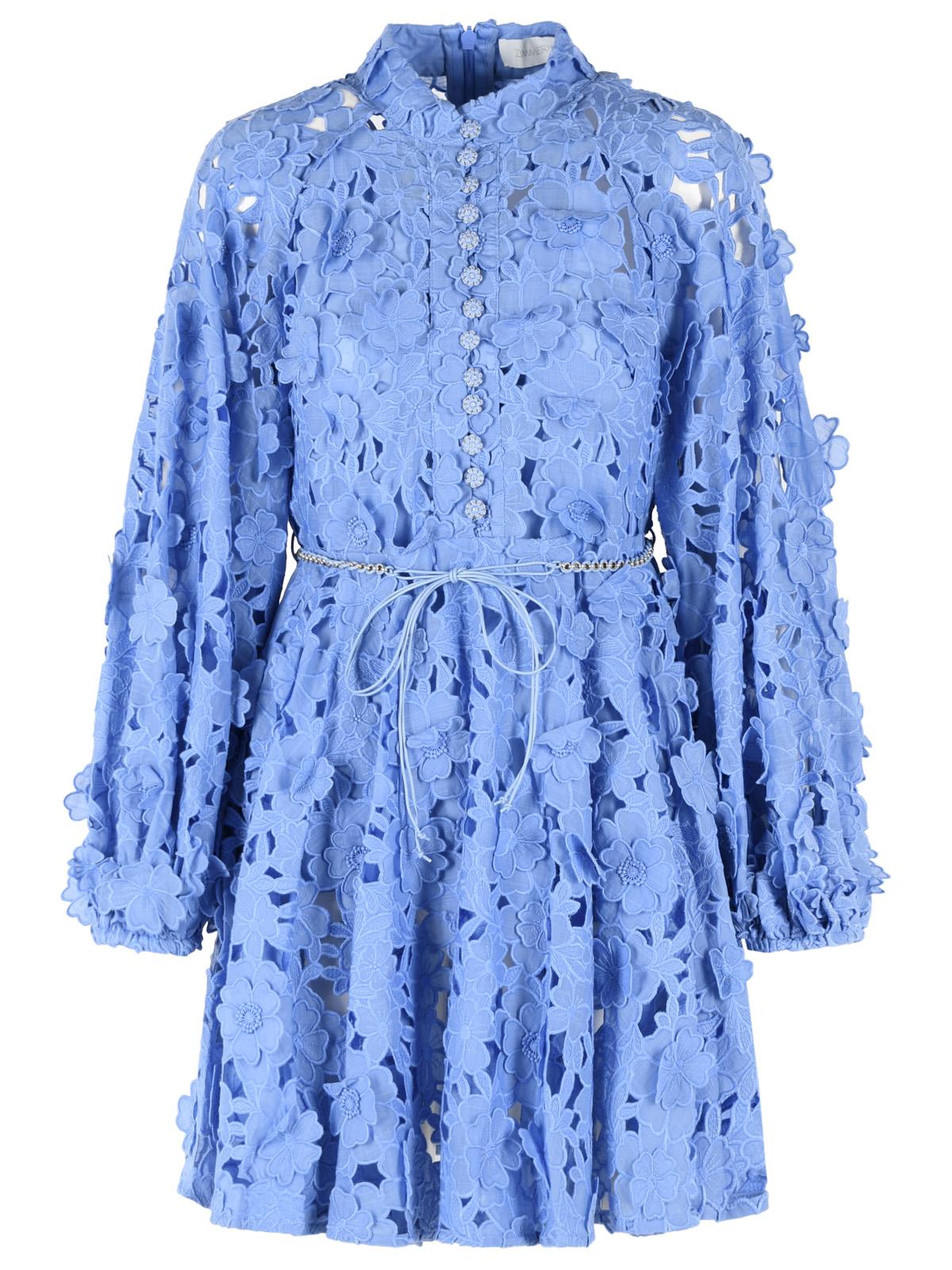 Zimmermann 'Patience' Cotton Long Sleeve Mini Dress Women ZIMMERMANN