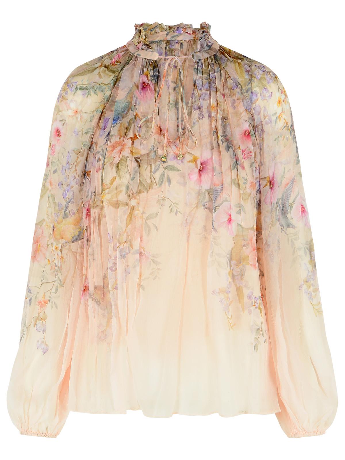 Zimmermann 'Rebellion' Viscose Cream Blouse Women ZIMMERMANN