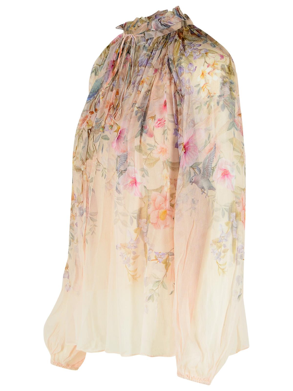 Zimmermann 'Rebellion' Viscose Cream Blouse Women ZIMMERMANN