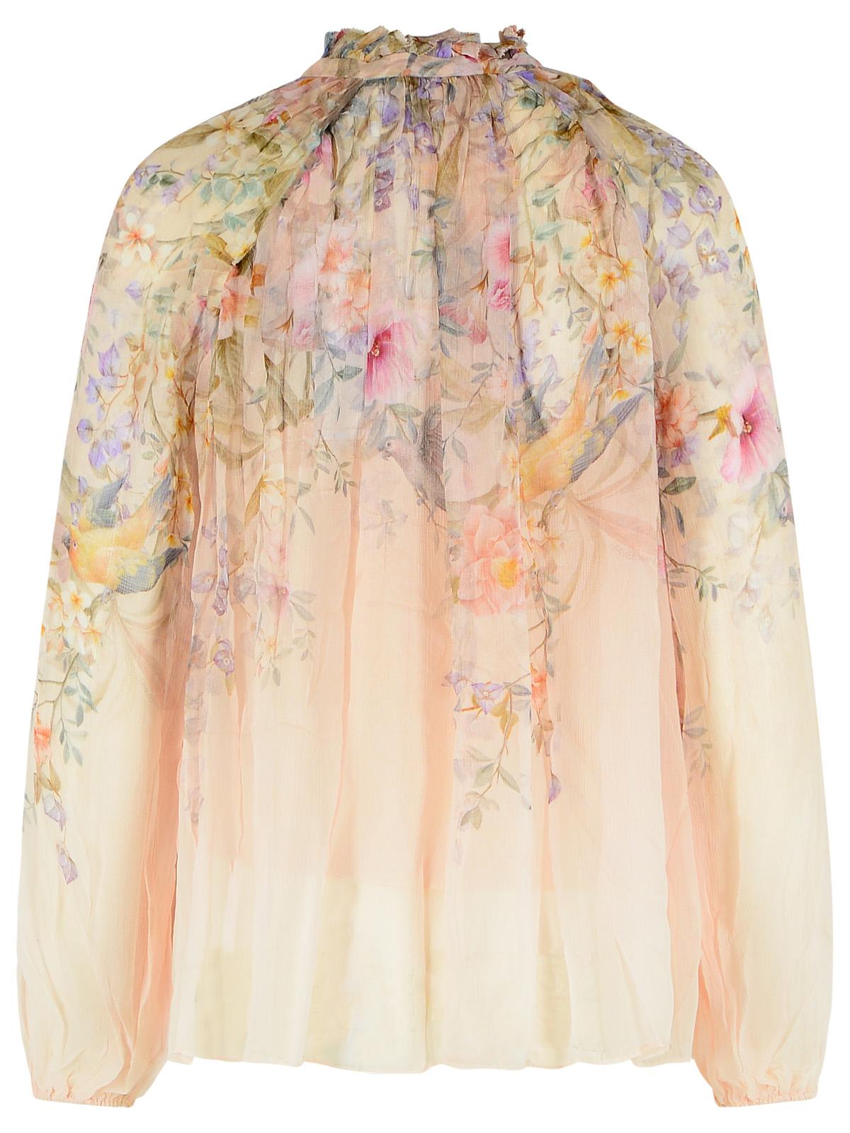 Zimmermann 'Rebellion' Viscose Cream Blouse Women ZIMMERMANN