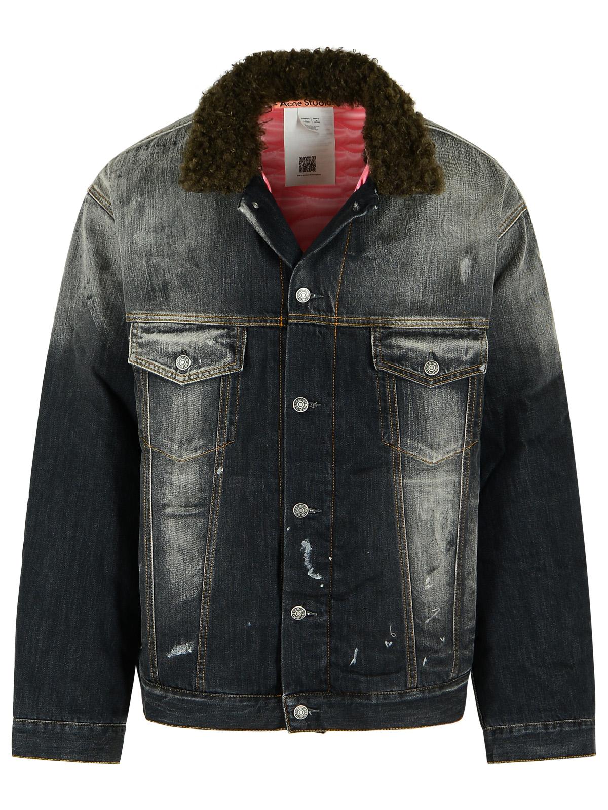 Acne Studios 'Robert' Black Denim Jacket Men ACNE STUDIOS
