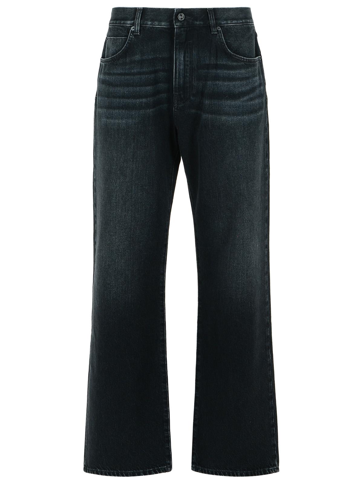 Balmain Black Cotton Jeans Men BALMAIN