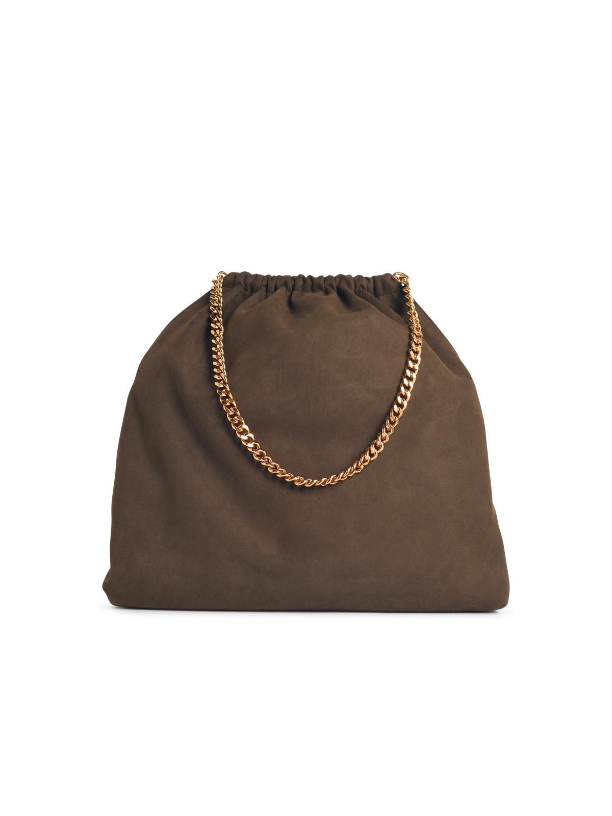 Stella Mccartney 'Falabella' 'Alter Suede Moka' Drawstring Shoulder Bag Women STELLA MCCARTNEY
