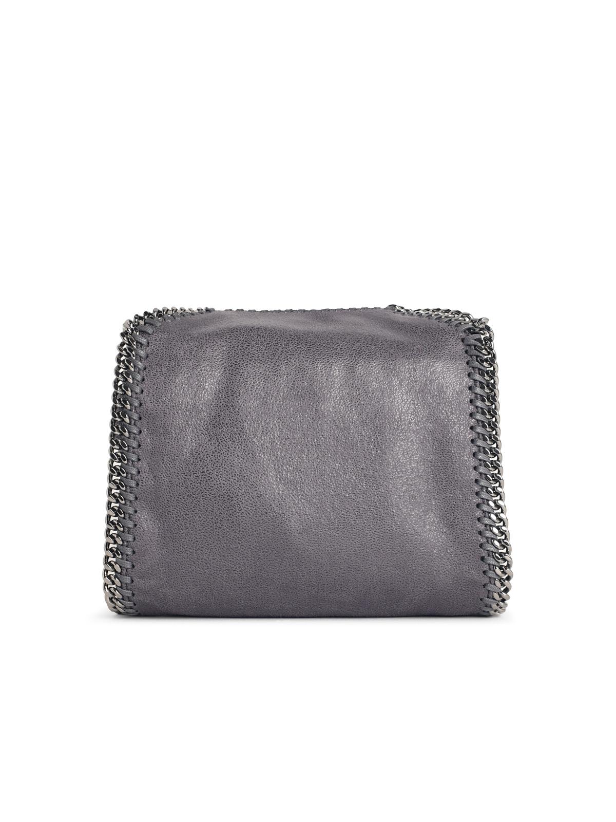 Stella Mccartney 'Falabella Tiny Tote' Grey 'Shaggy Deer' Bag Women STELLA MCCARTNEY