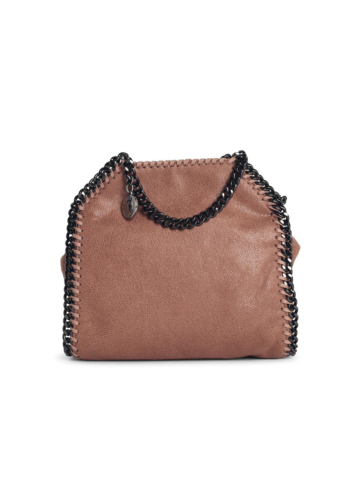 Stella Mccartney 'Falabella Tiny Tote' Brown 'Shaggy Deer' Bag Women STELLA MCCARTNEY