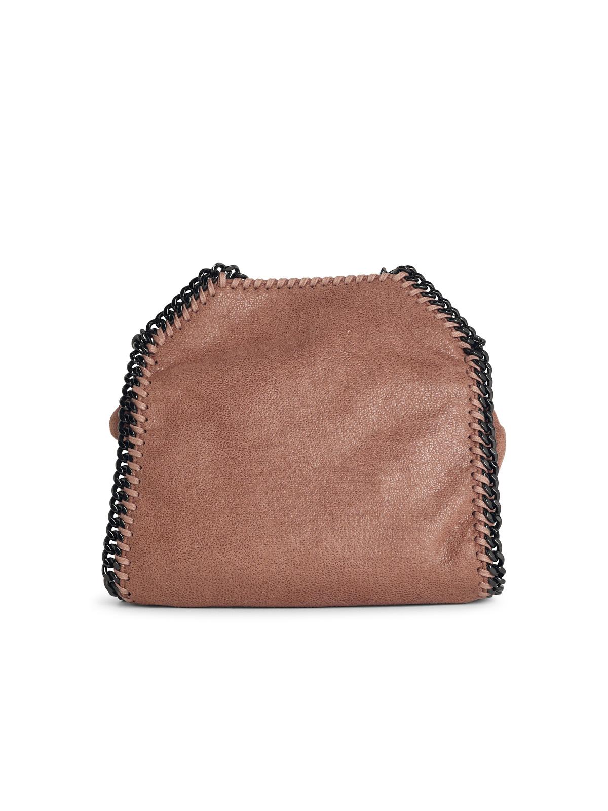 Stella Mccartney 'Falabella Tiny Tote' Brown 'Shaggy Deer' Bag Women STELLA MCCARTNEY