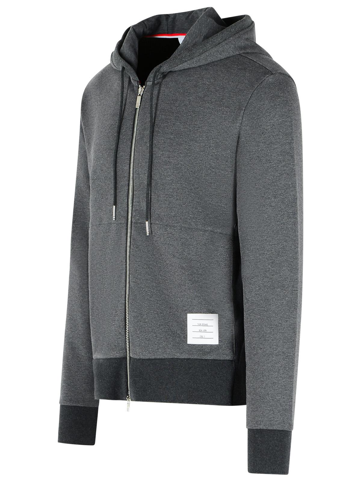 Thom Browne Gray Cotton Sweatshirt Men THOM BROWNE