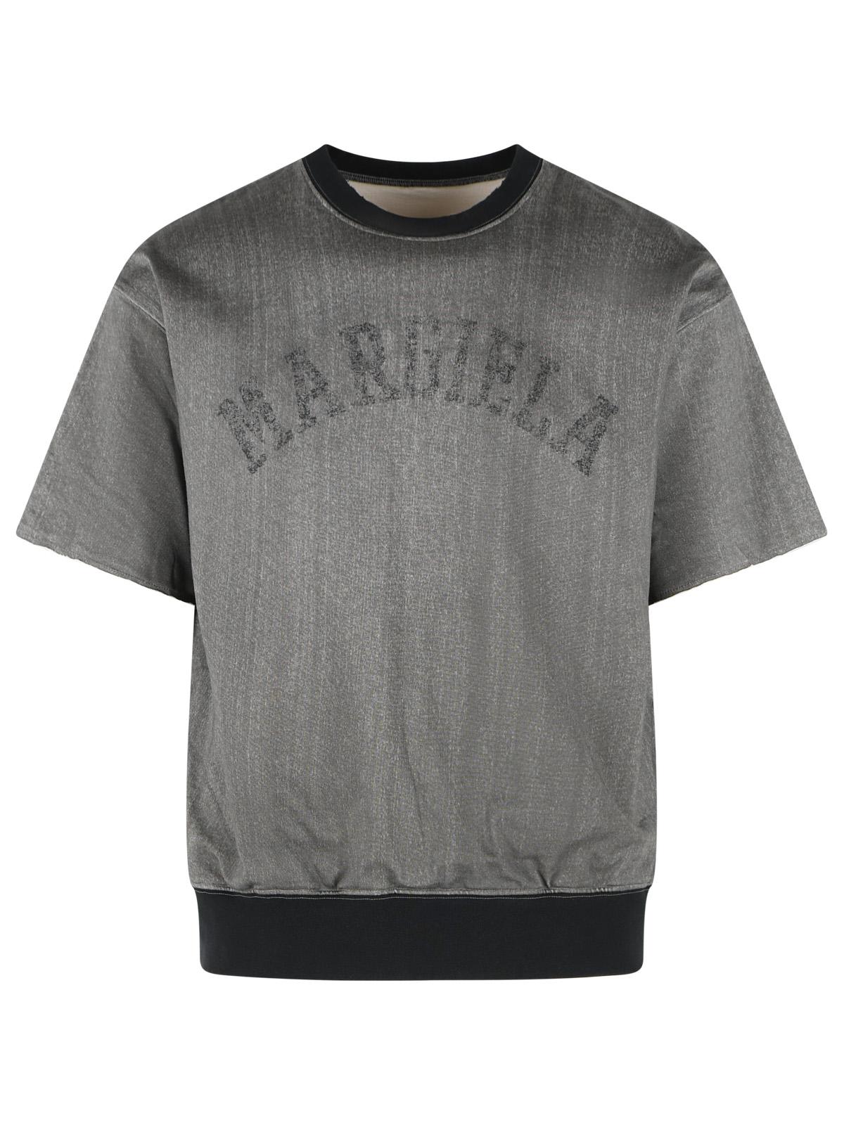 Maison Margiela Viscose And Grey Cotton T-Shirt Men MAISON MARGIELA