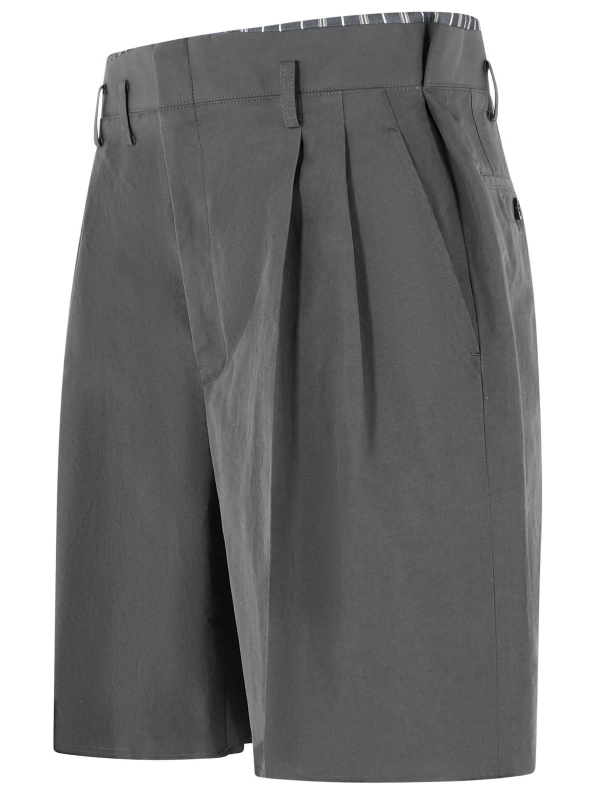 Maison Margiela Grey Cotton Blend Bermuda Shorts Men MAISON MARGIELA
