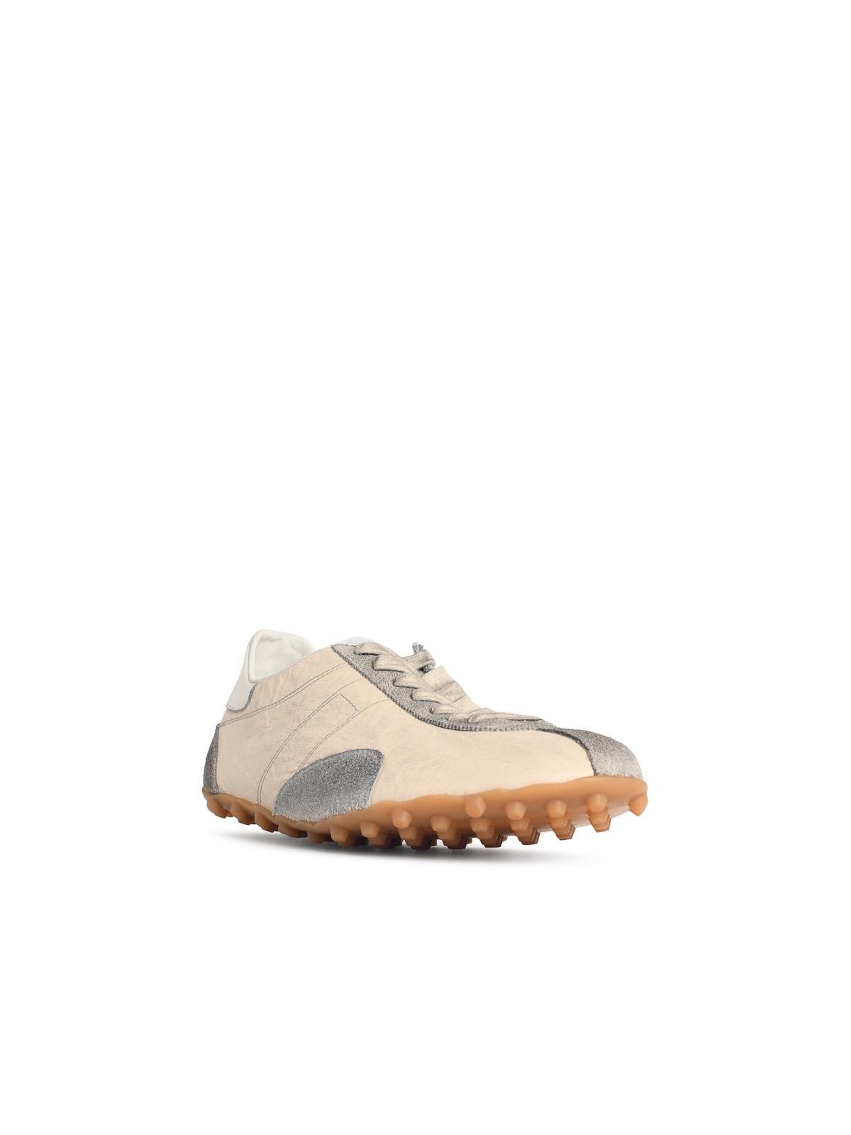 Maison Margiela 'Sprinters' Ivory Fabric Sneakers Men MAISON MARGIELA
